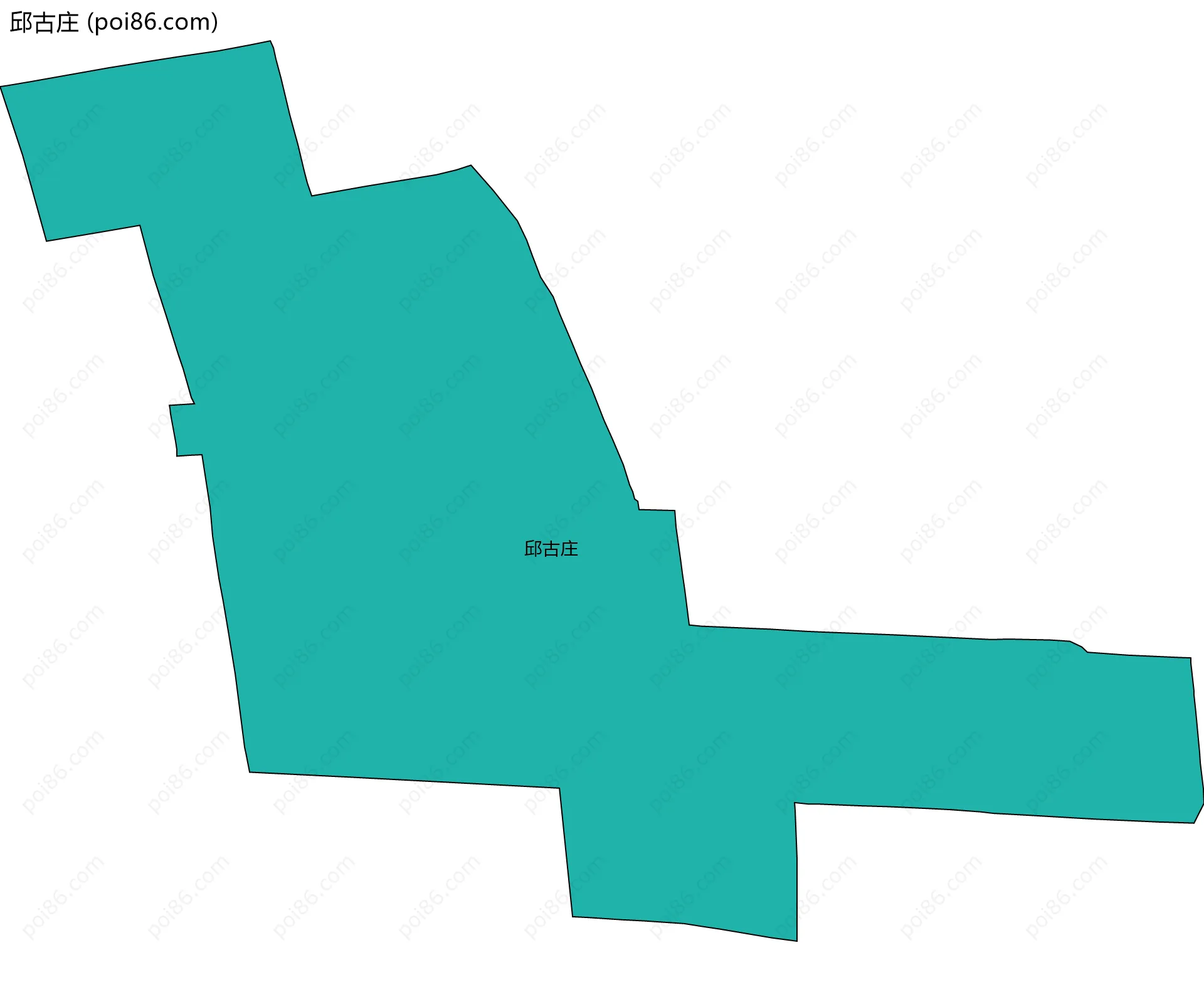 邱古庄边界地图