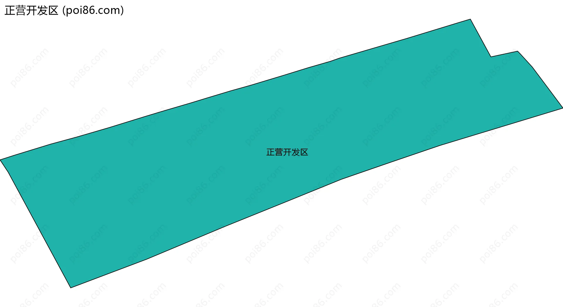 正营开发区边界地图