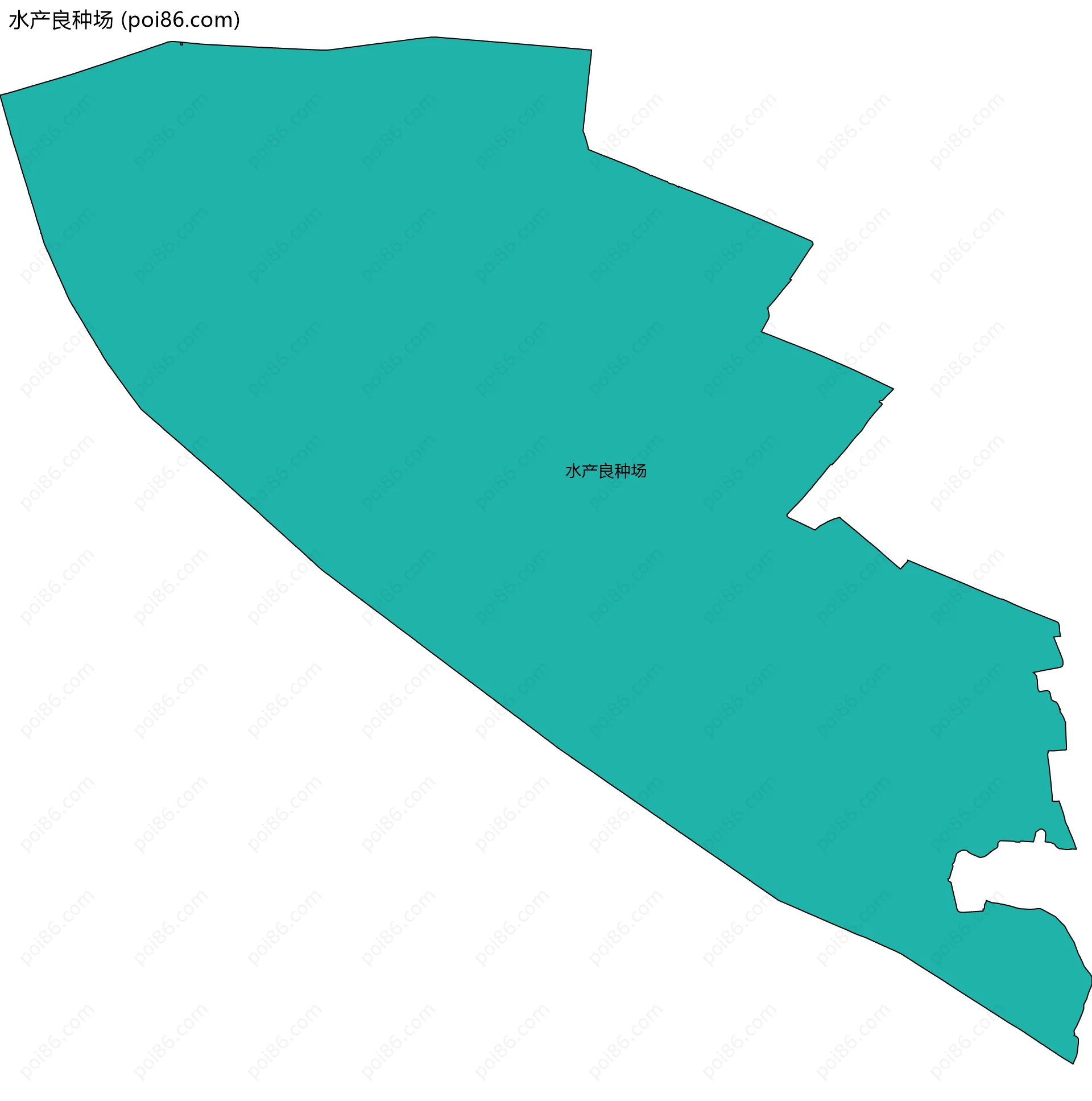 水产良种场边界地图