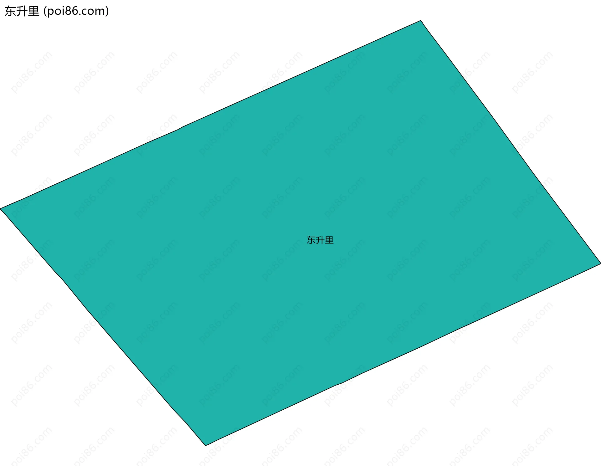 东升里边界地图