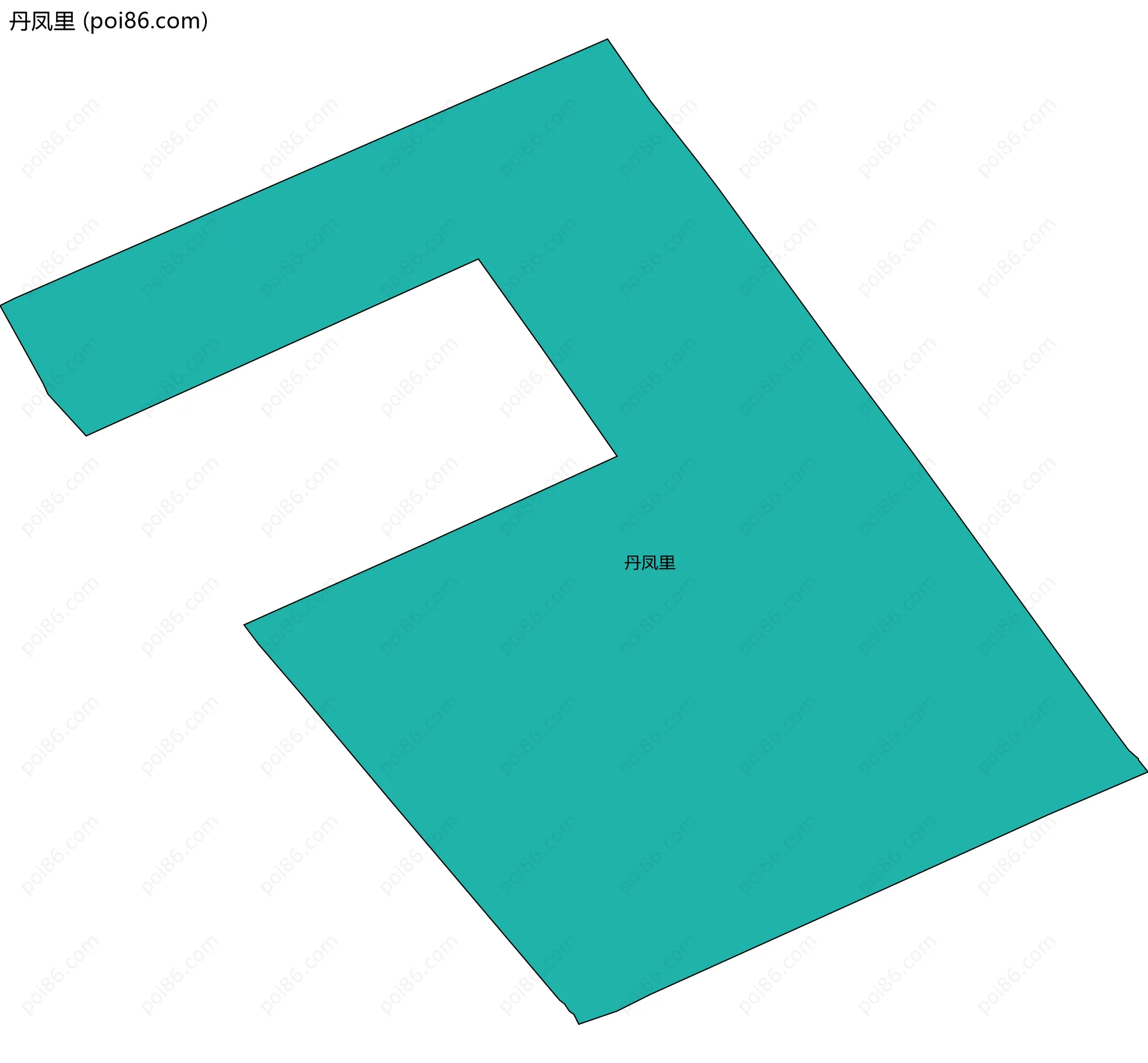 丹凤里边界地图