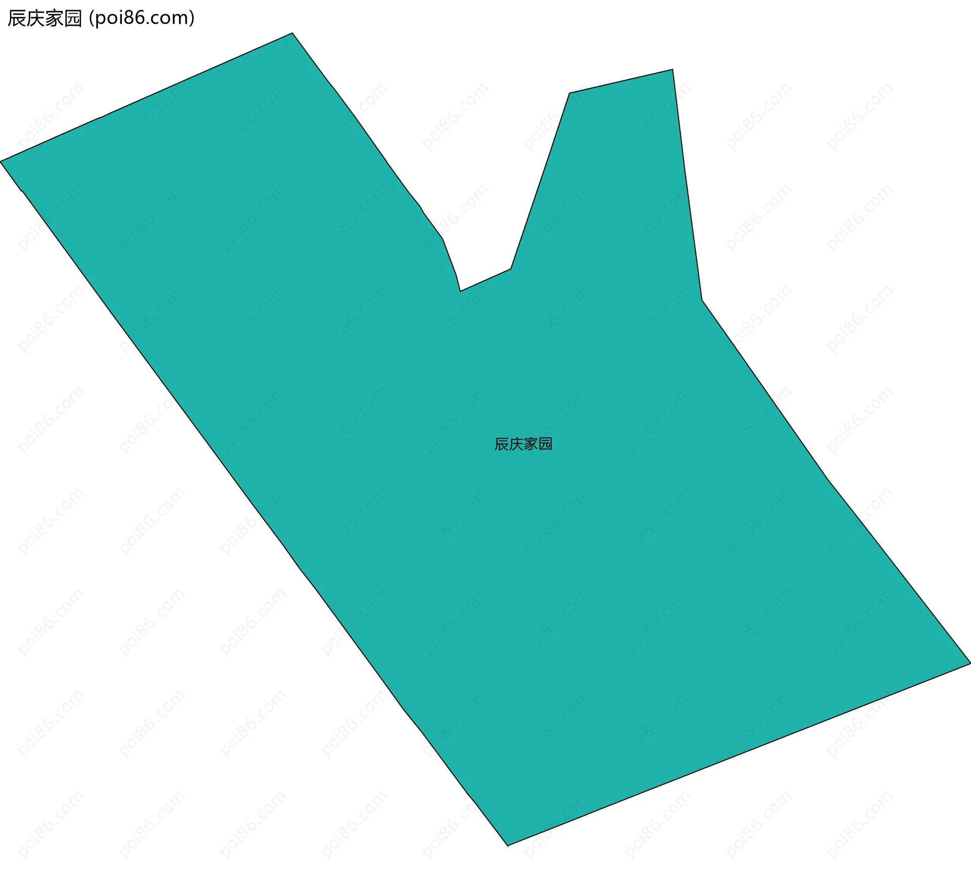 辰庆家园边界地图