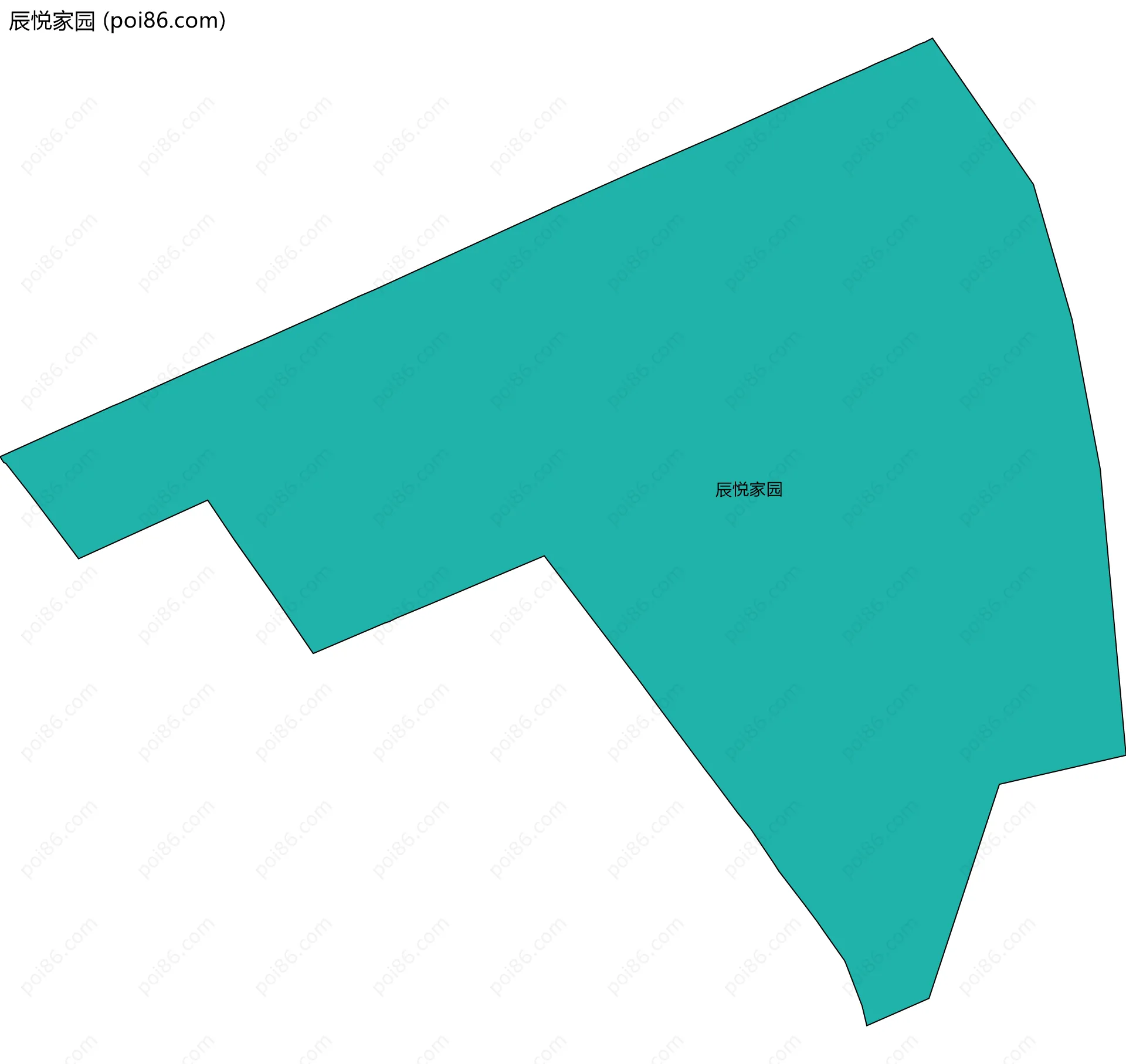 辰悦家园边界地图