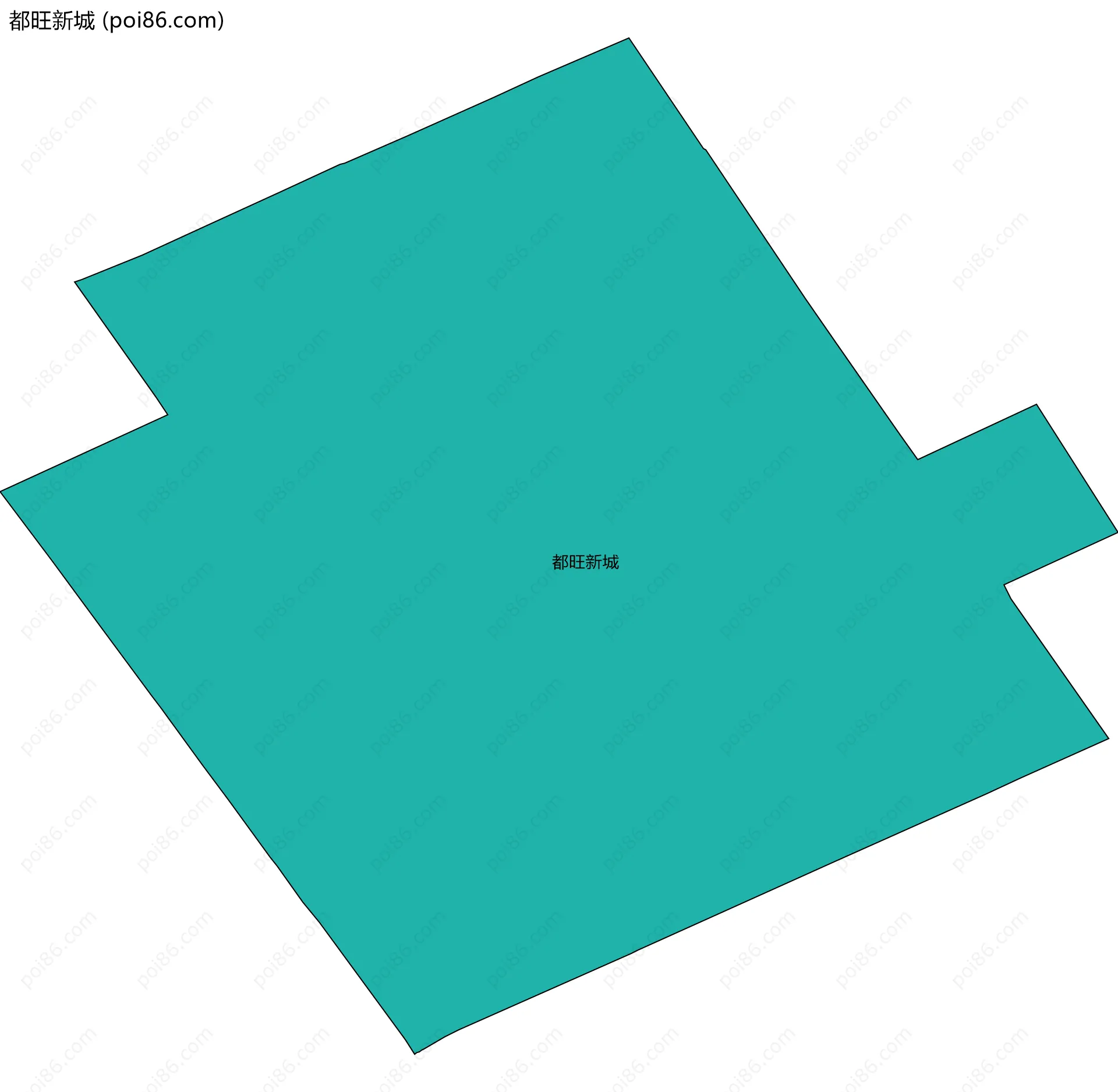 都旺新城边界地图