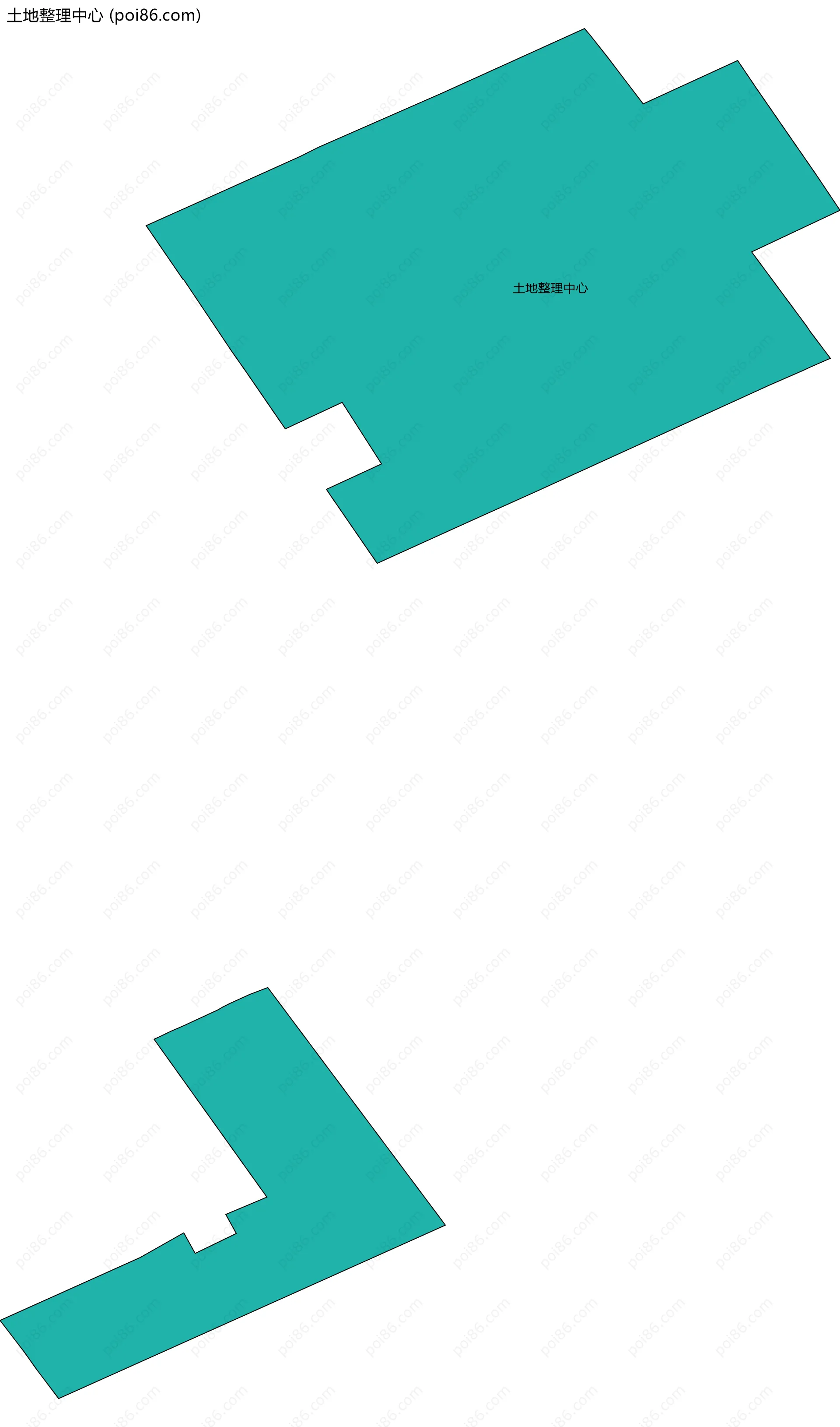 土地整理中心边界地图