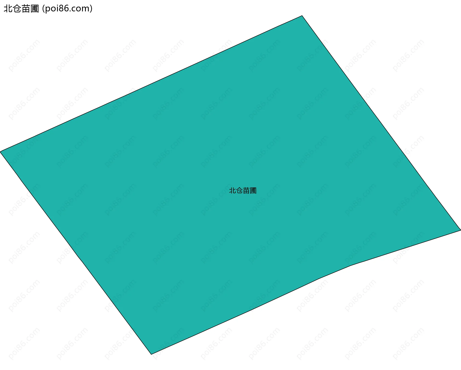 北仓苗圃边界地图