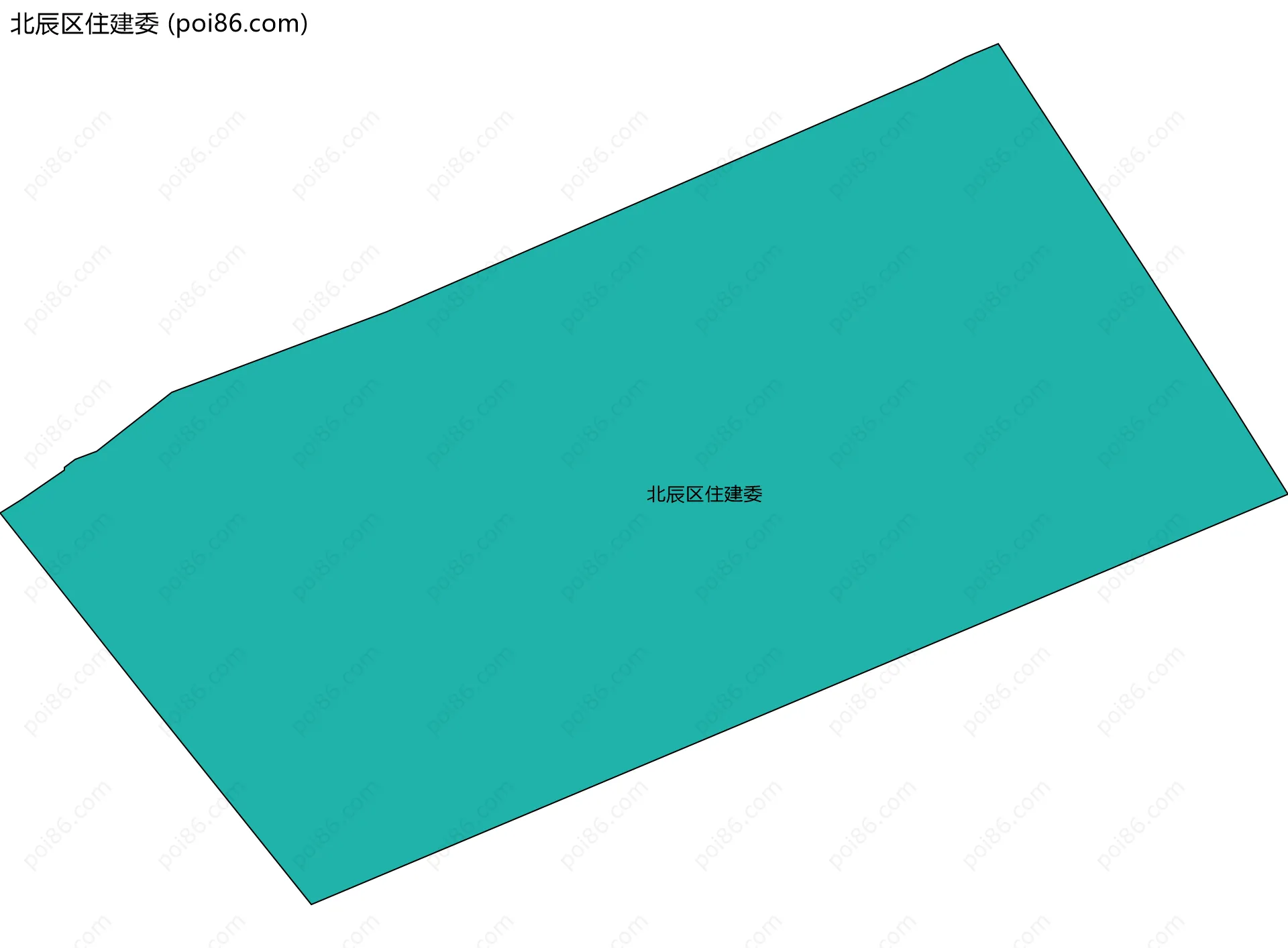 北辰区住建委边界地图