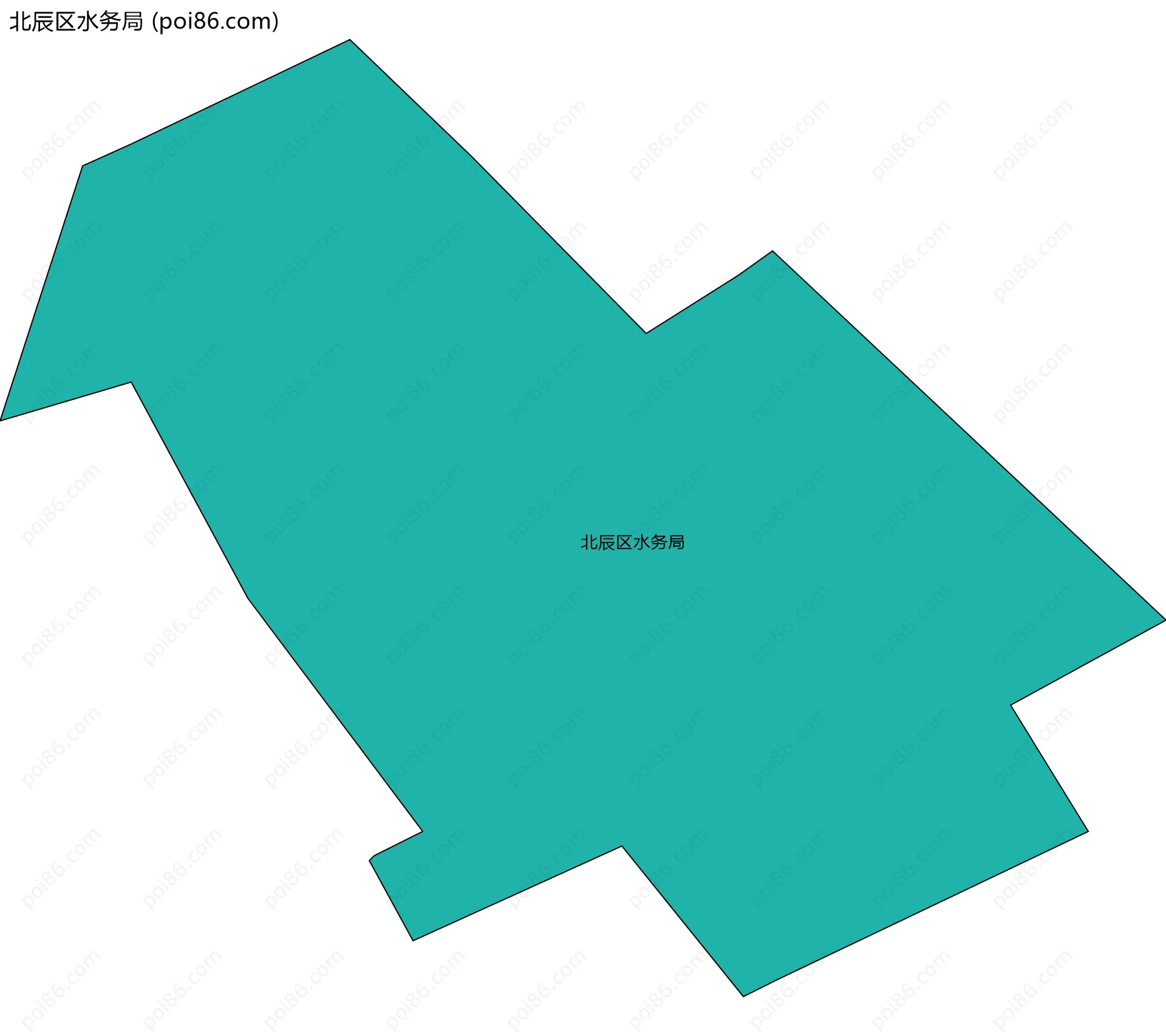 北辰区水务局边界地图