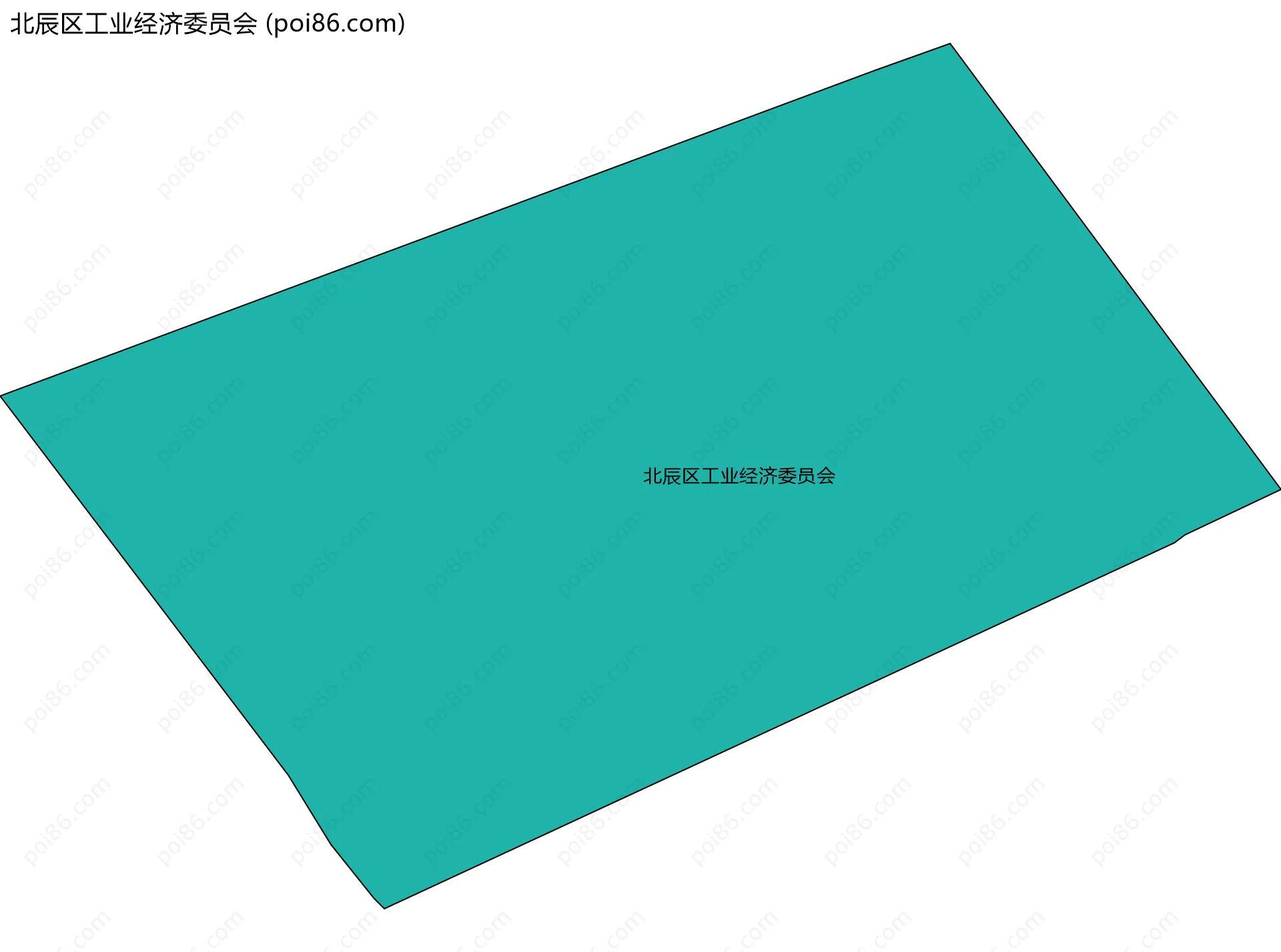 北辰区工业经济委员会边界地图