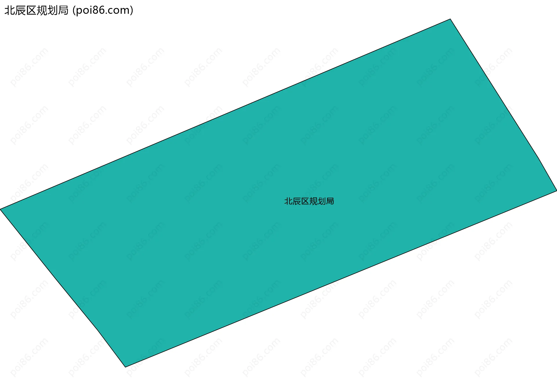 北辰区规划局边界地图