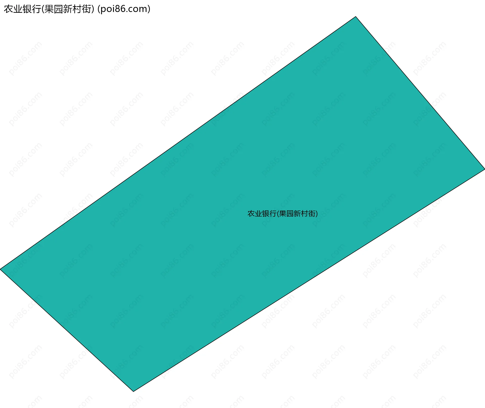 农业银行(果园新村街)边界地图