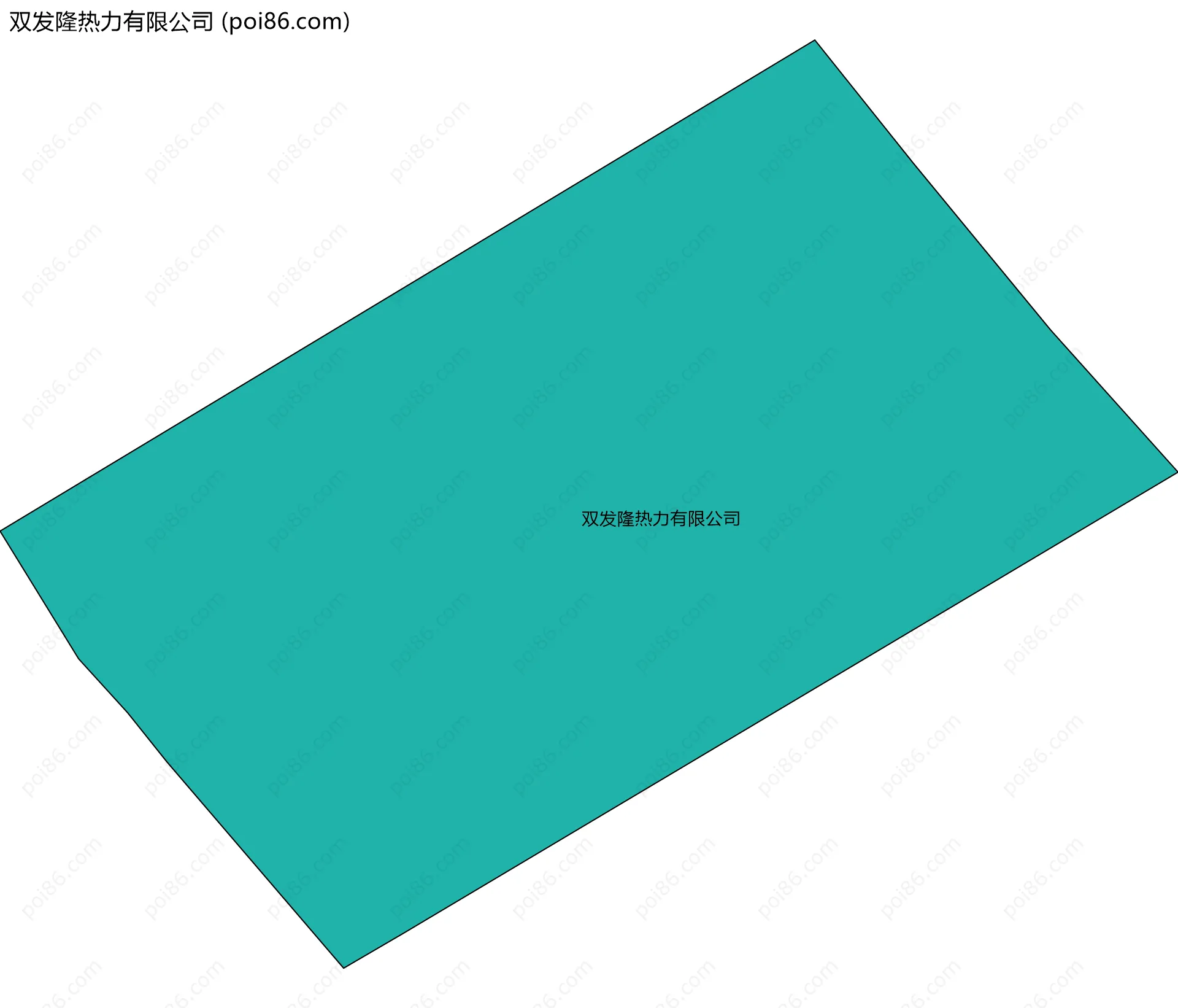 双发隆热力有限公司边界地图