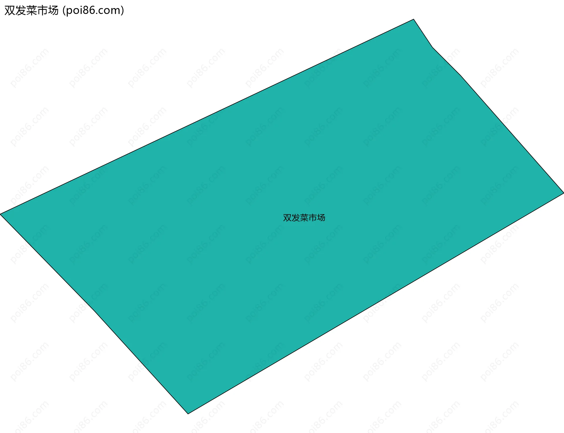 双发菜市场边界地图