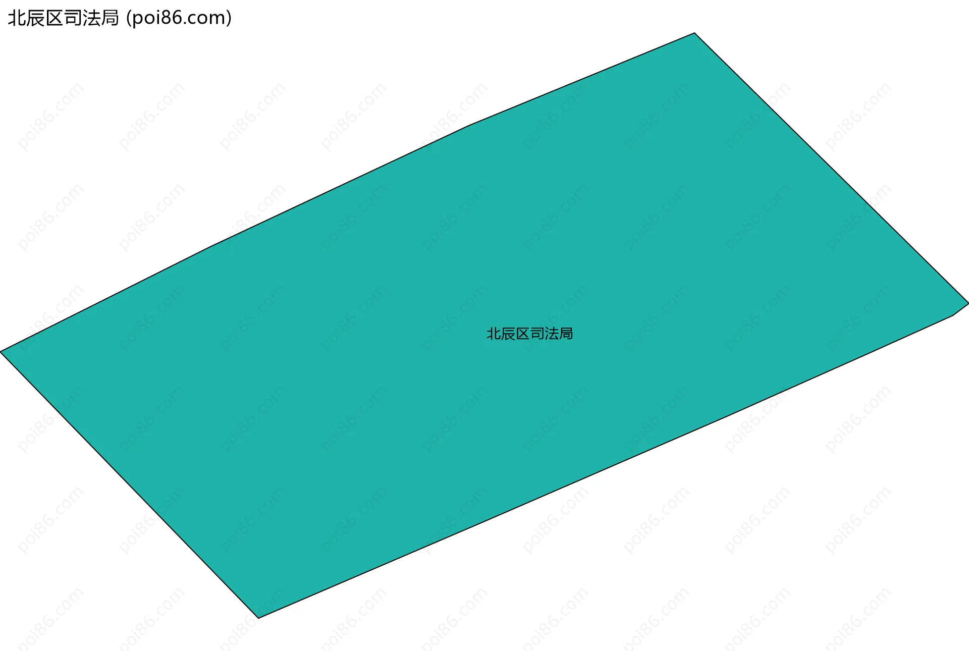 北辰区司法局边界地图