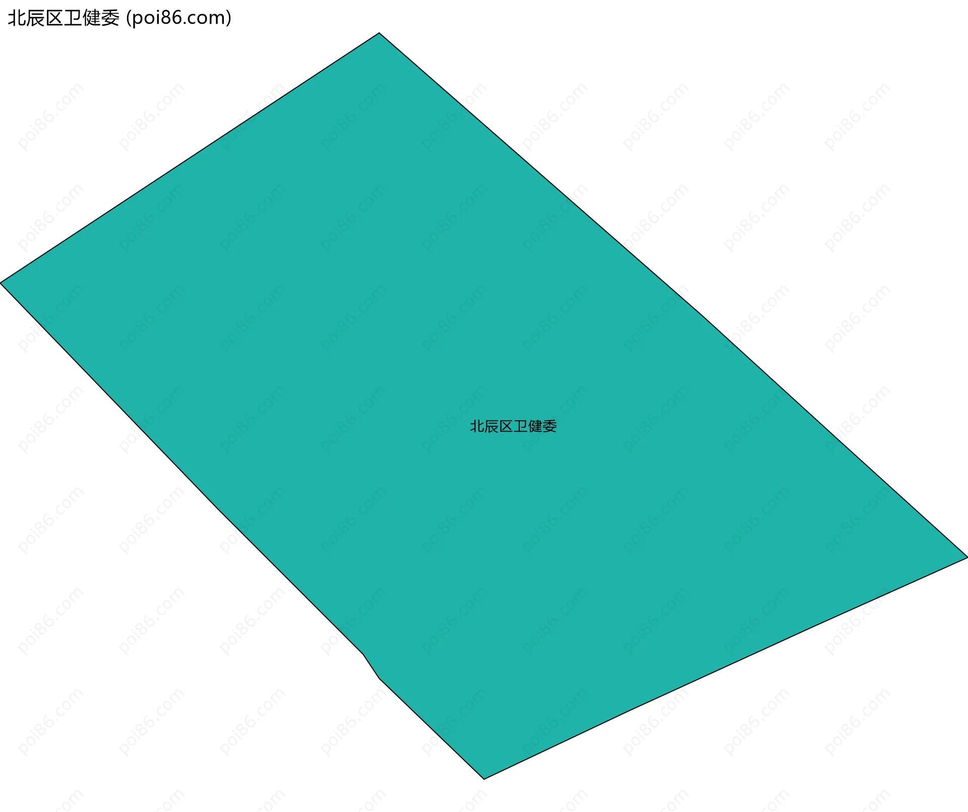 北辰区卫健委边界地图