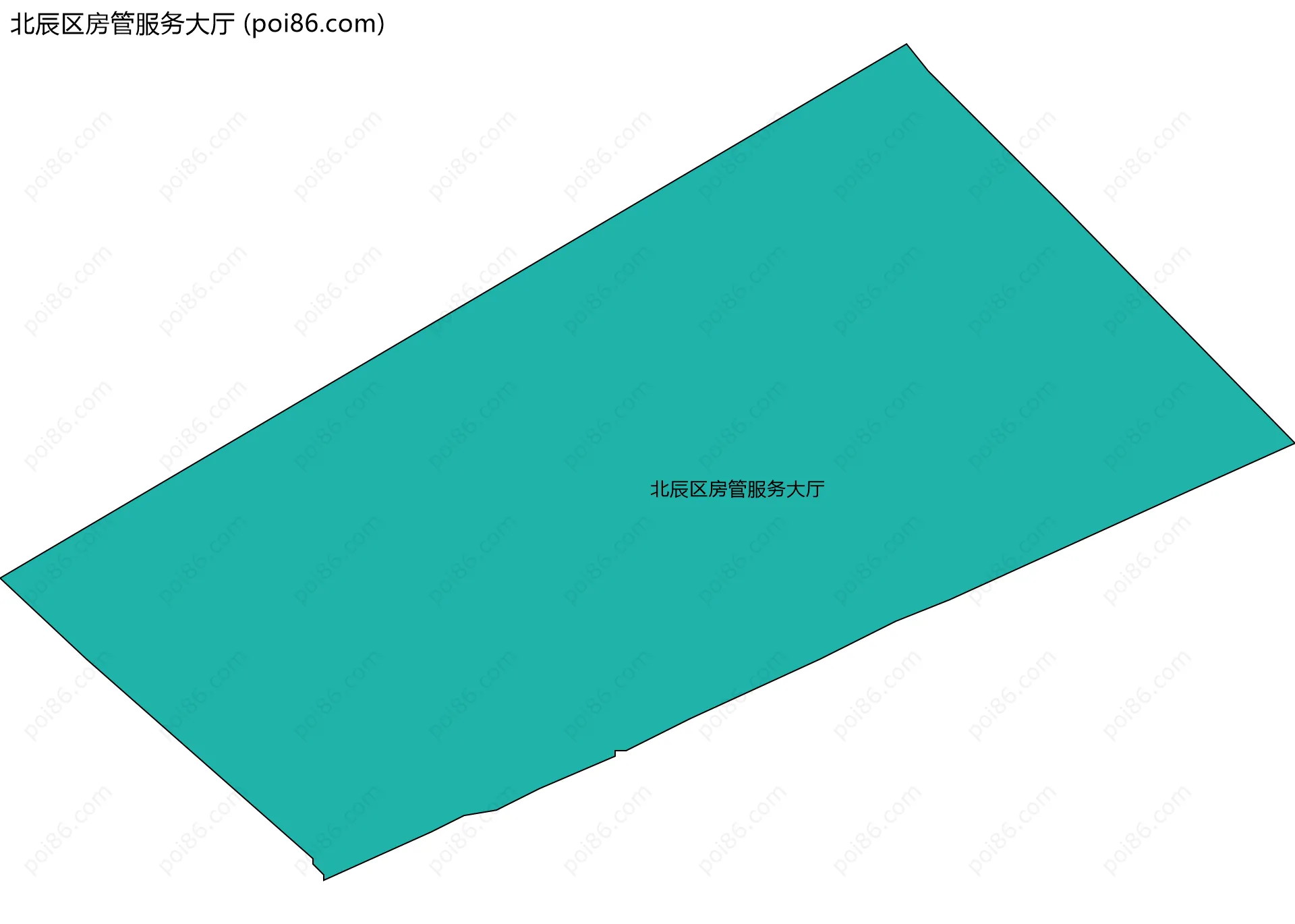 北辰区房管服务大厅边界地图