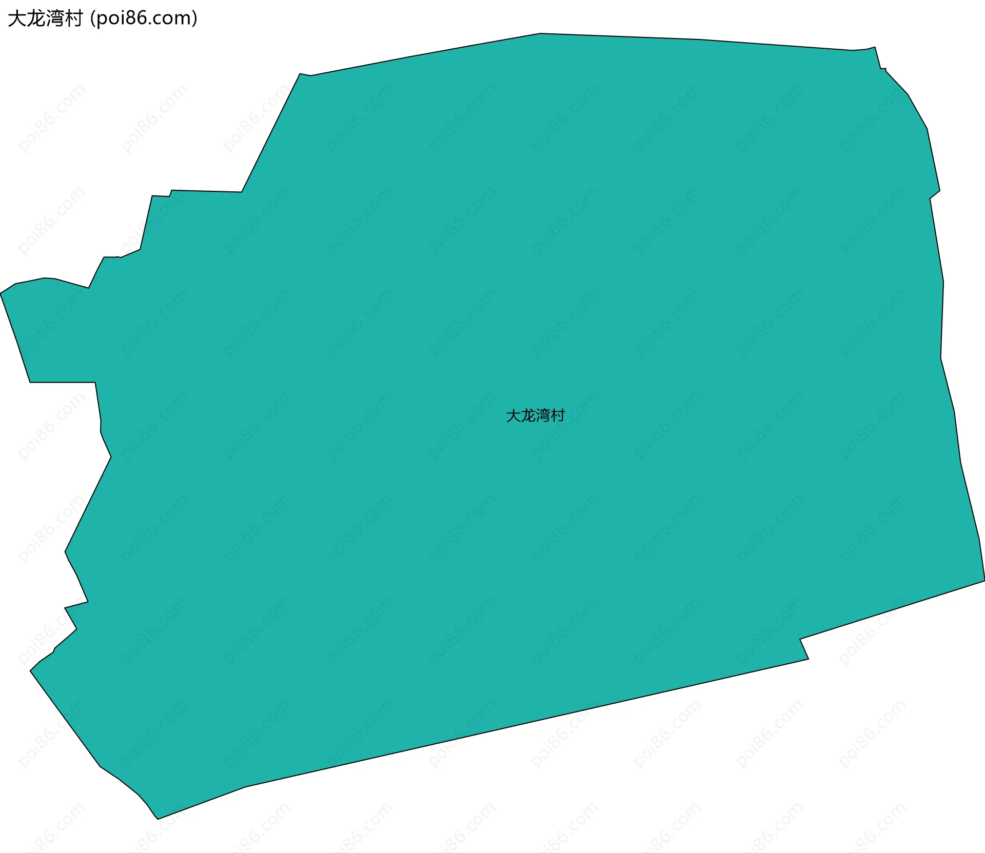 大龙湾村边界地图