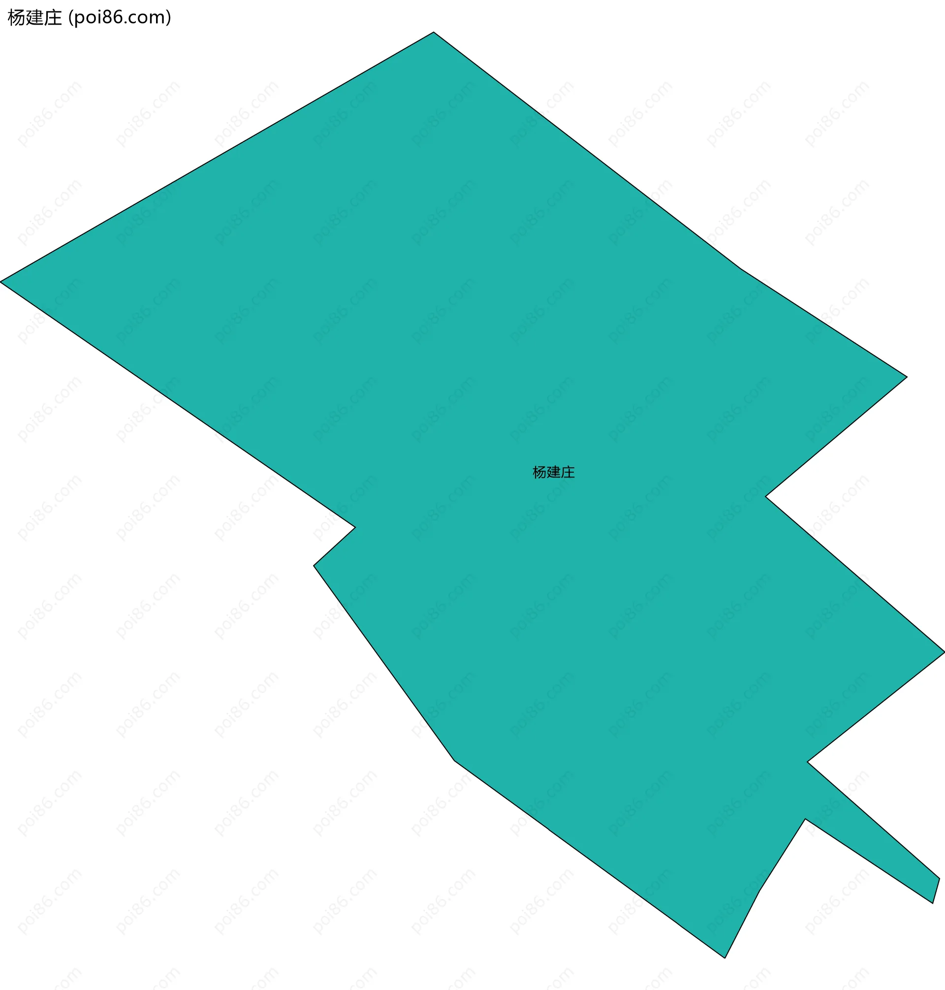 杨建庄边界地图