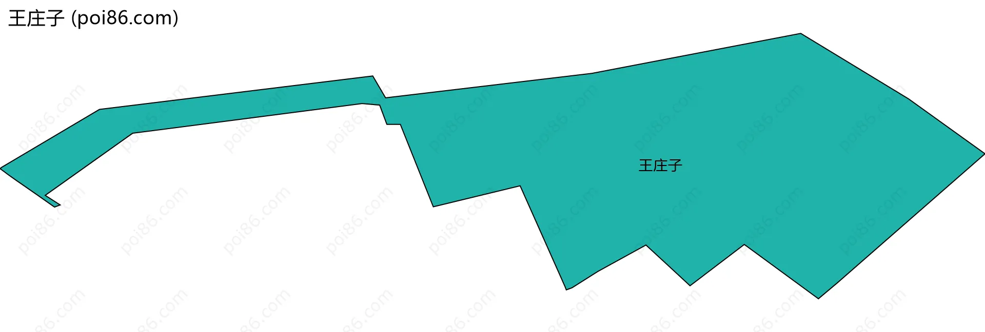 王庄子边界地图