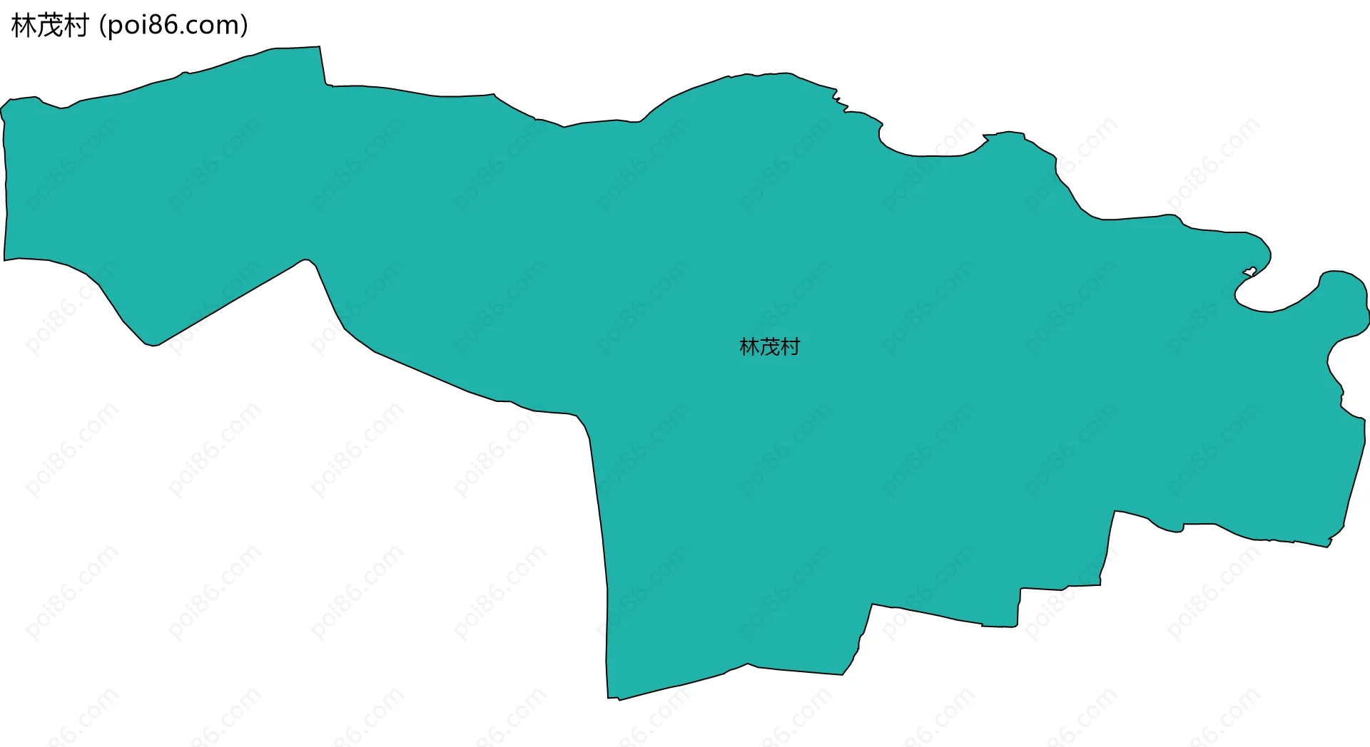 林茂村边界地图