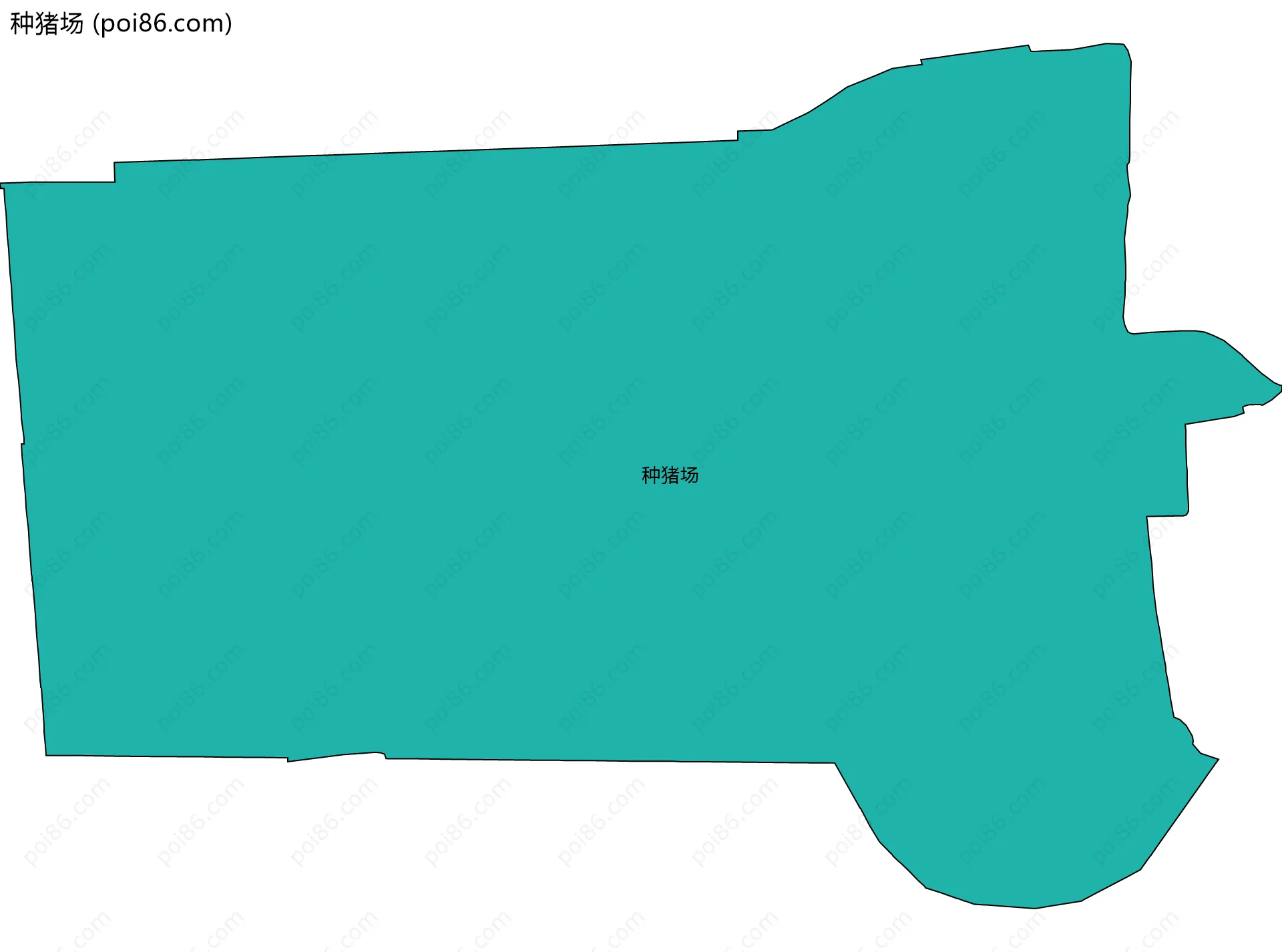 种猪场边界地图