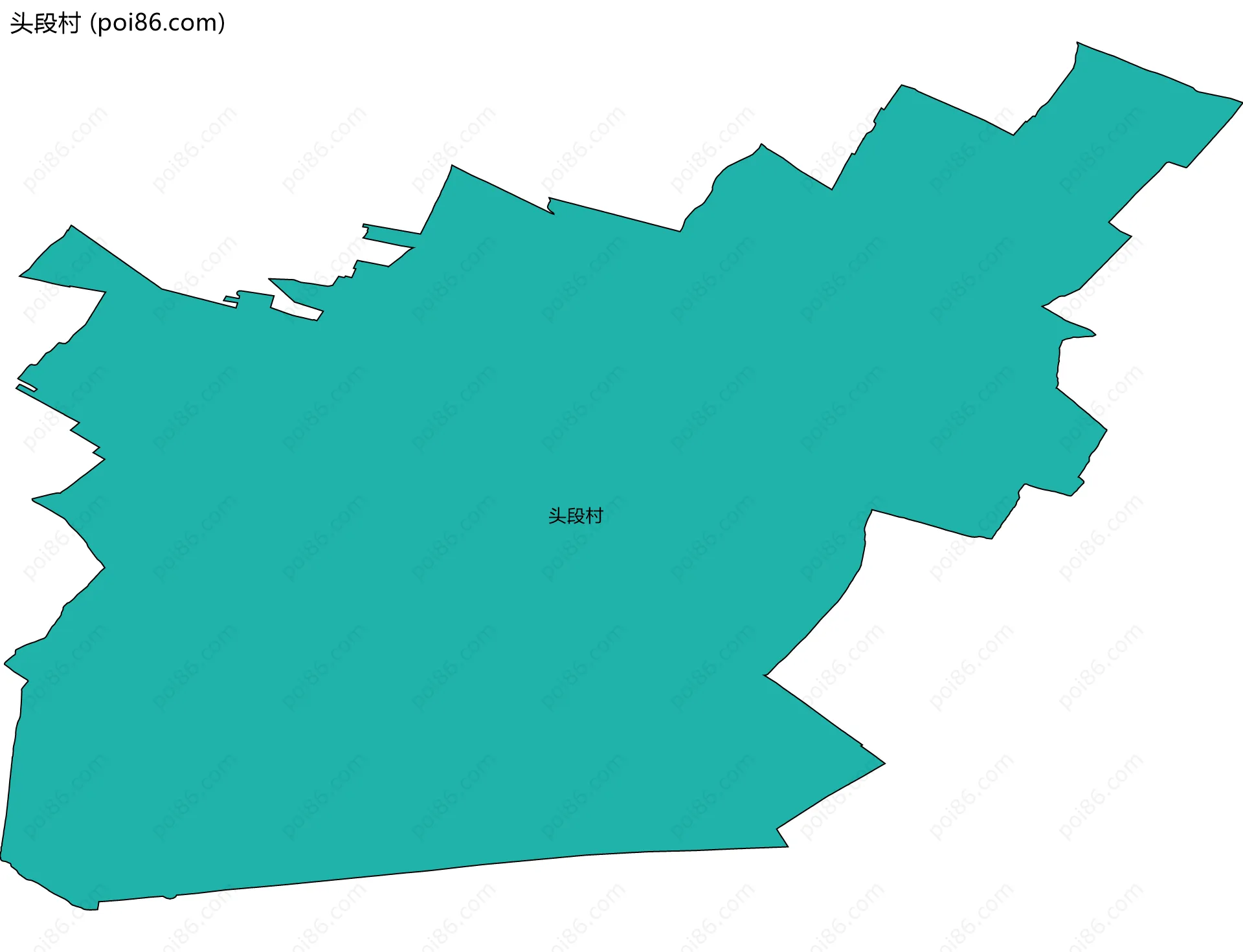 头段村边界地图