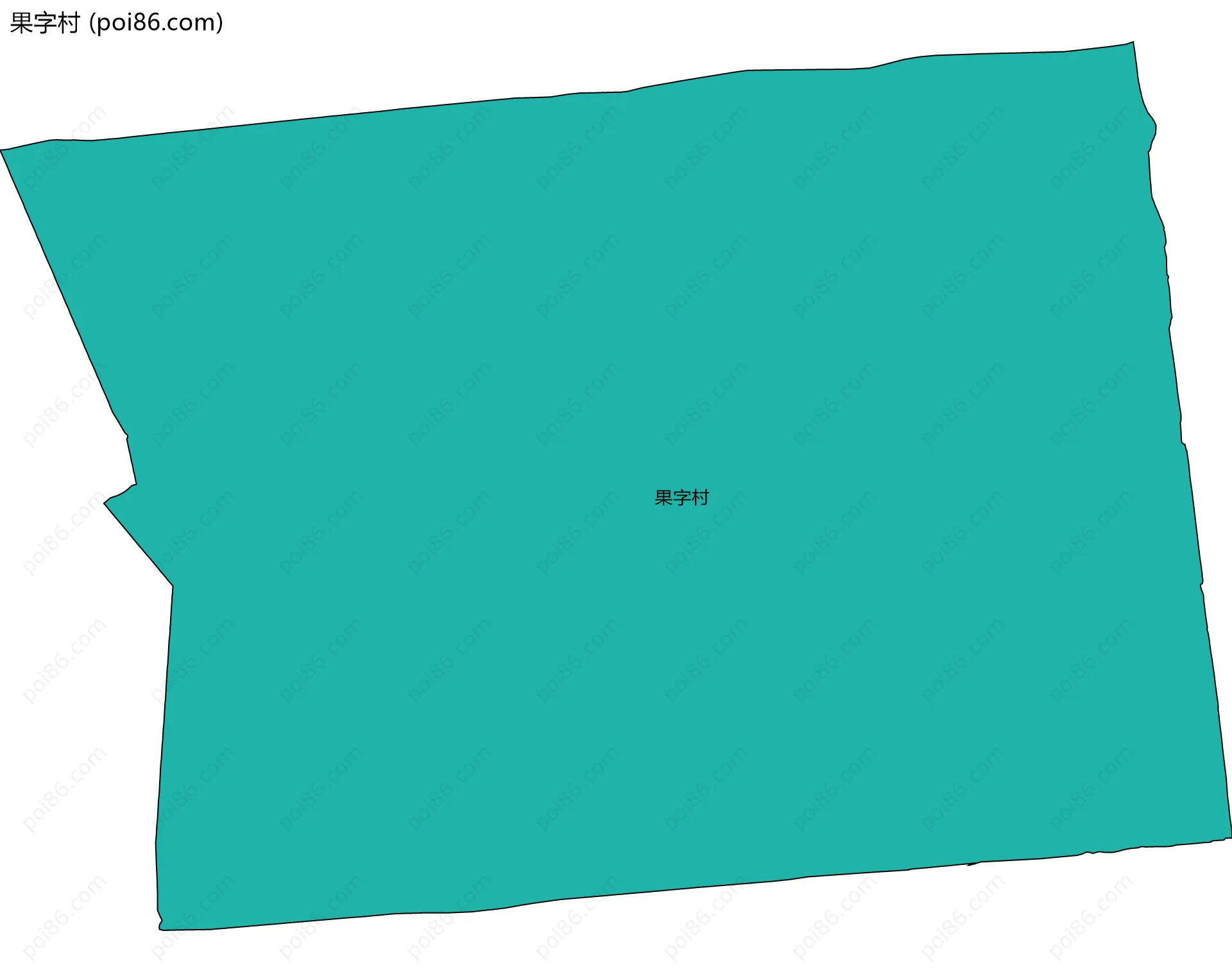 果字村边界地图