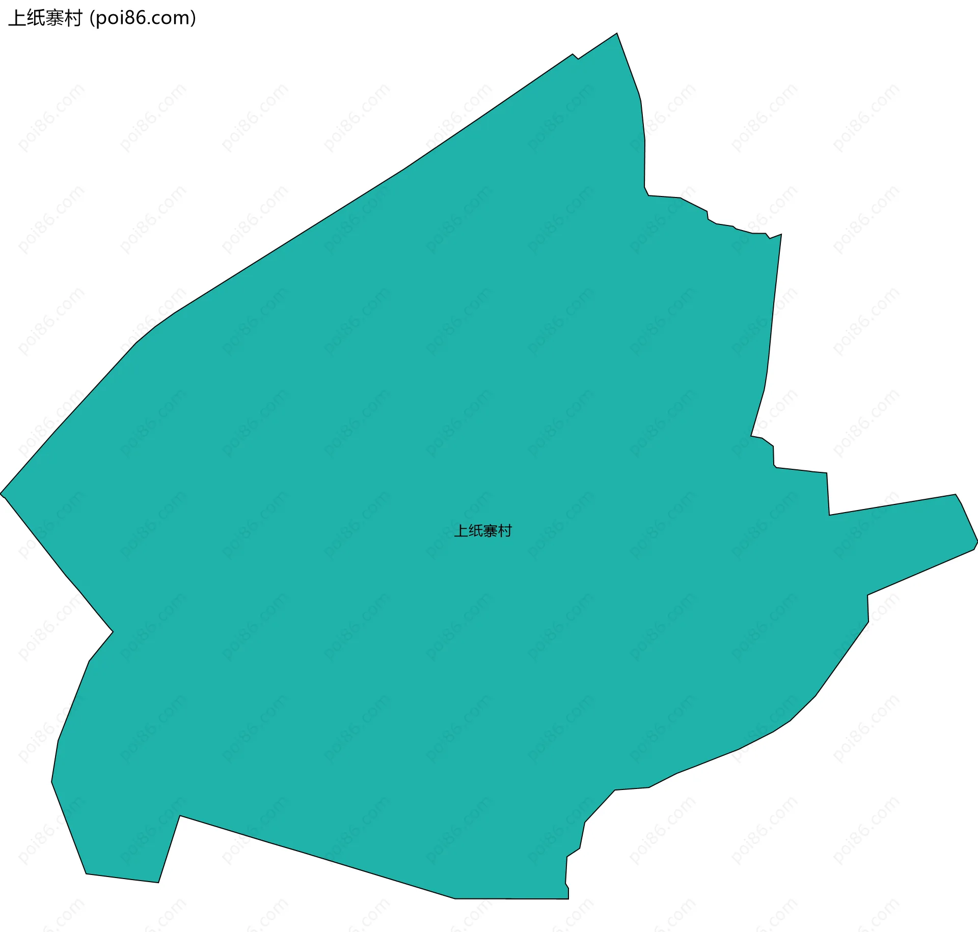 上纸寨村边界地图