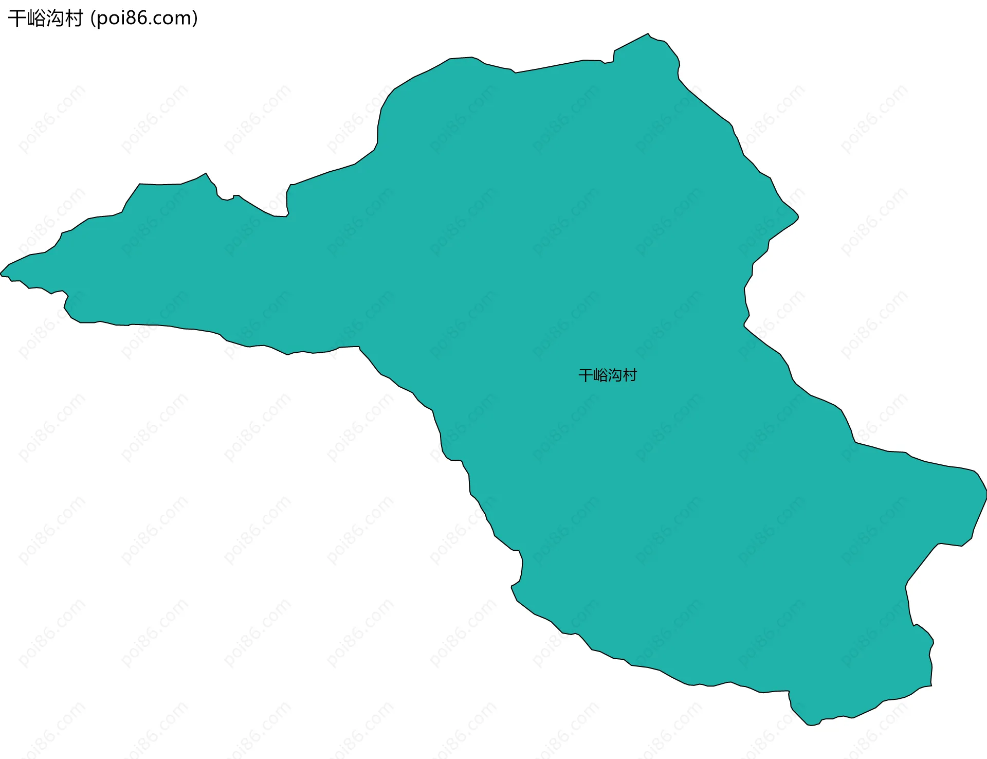 干峪沟村边界地图