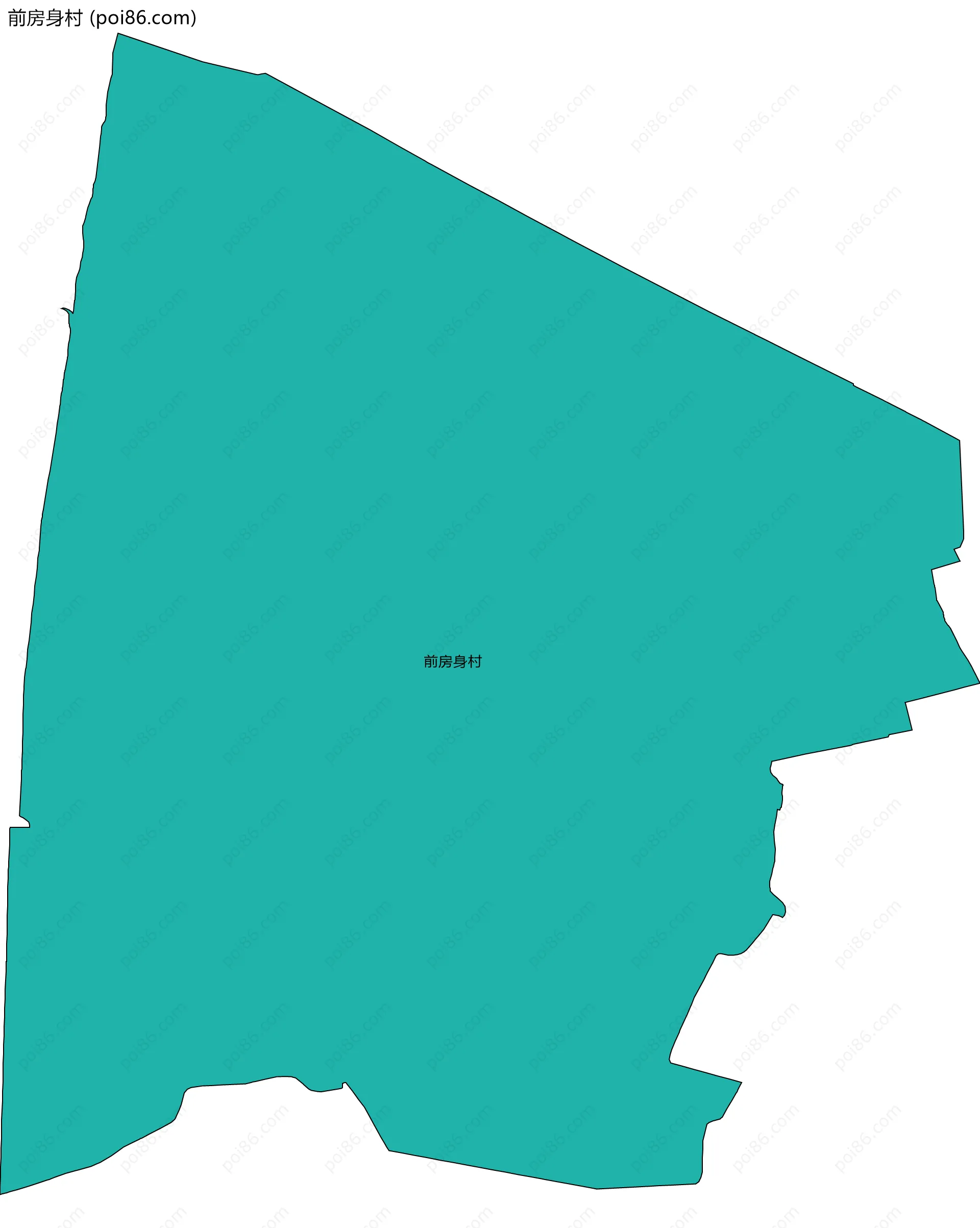 前房身村边界地图