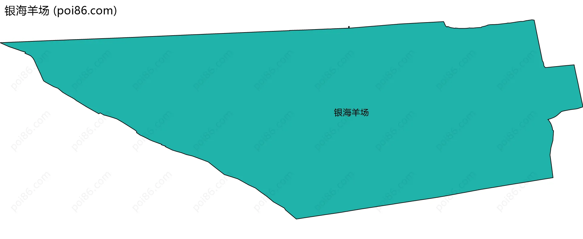 银海羊场边界地图