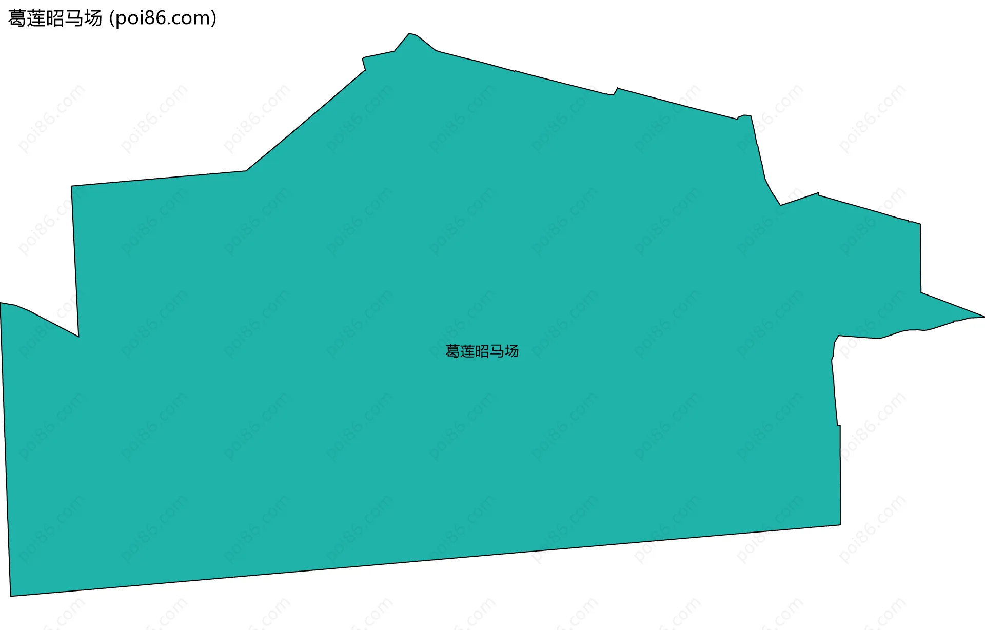 葛莲昭马场边界地图