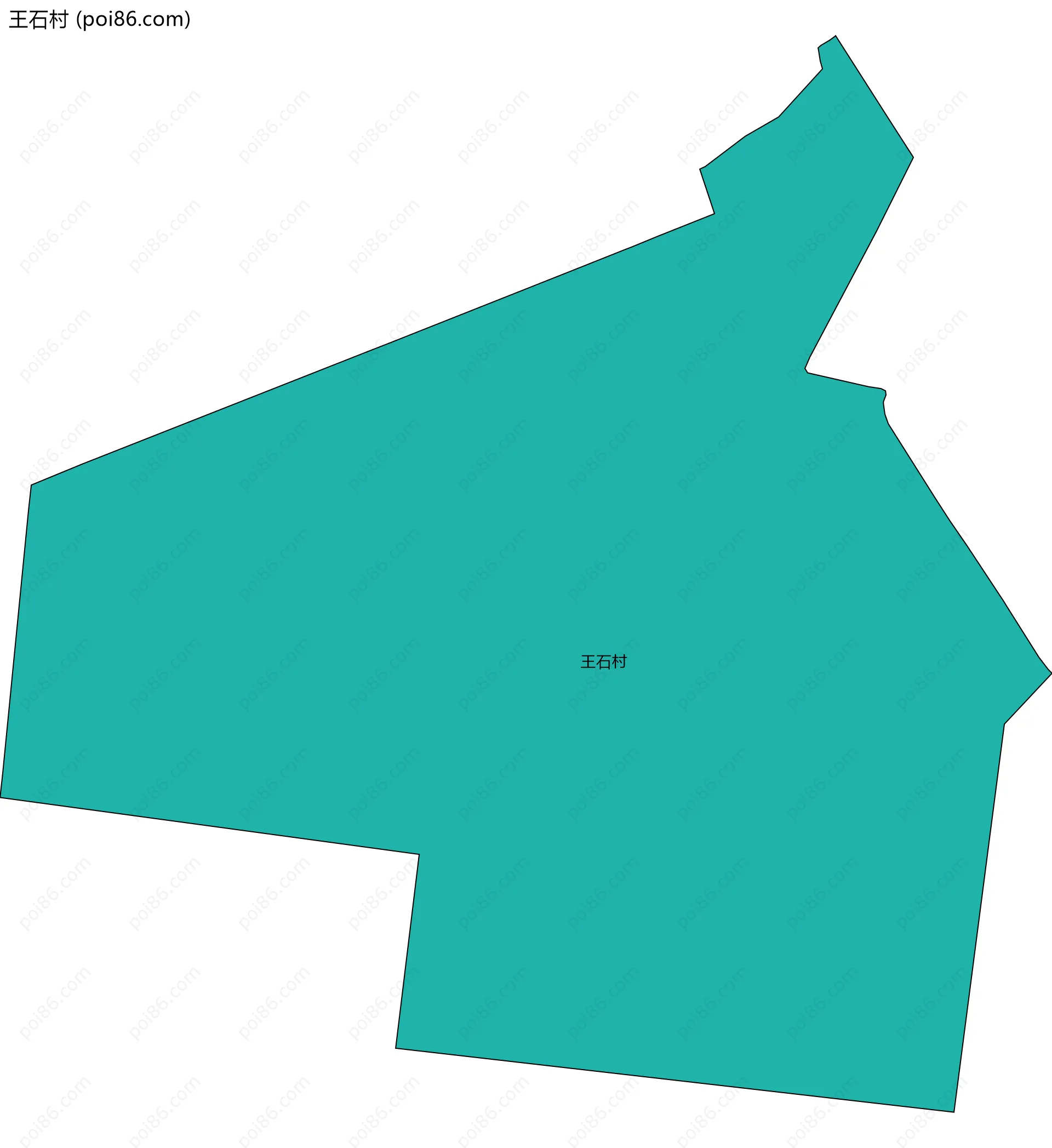 王石村边界地图