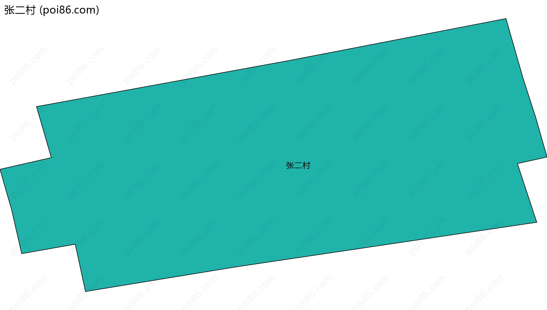 张二村边界地图