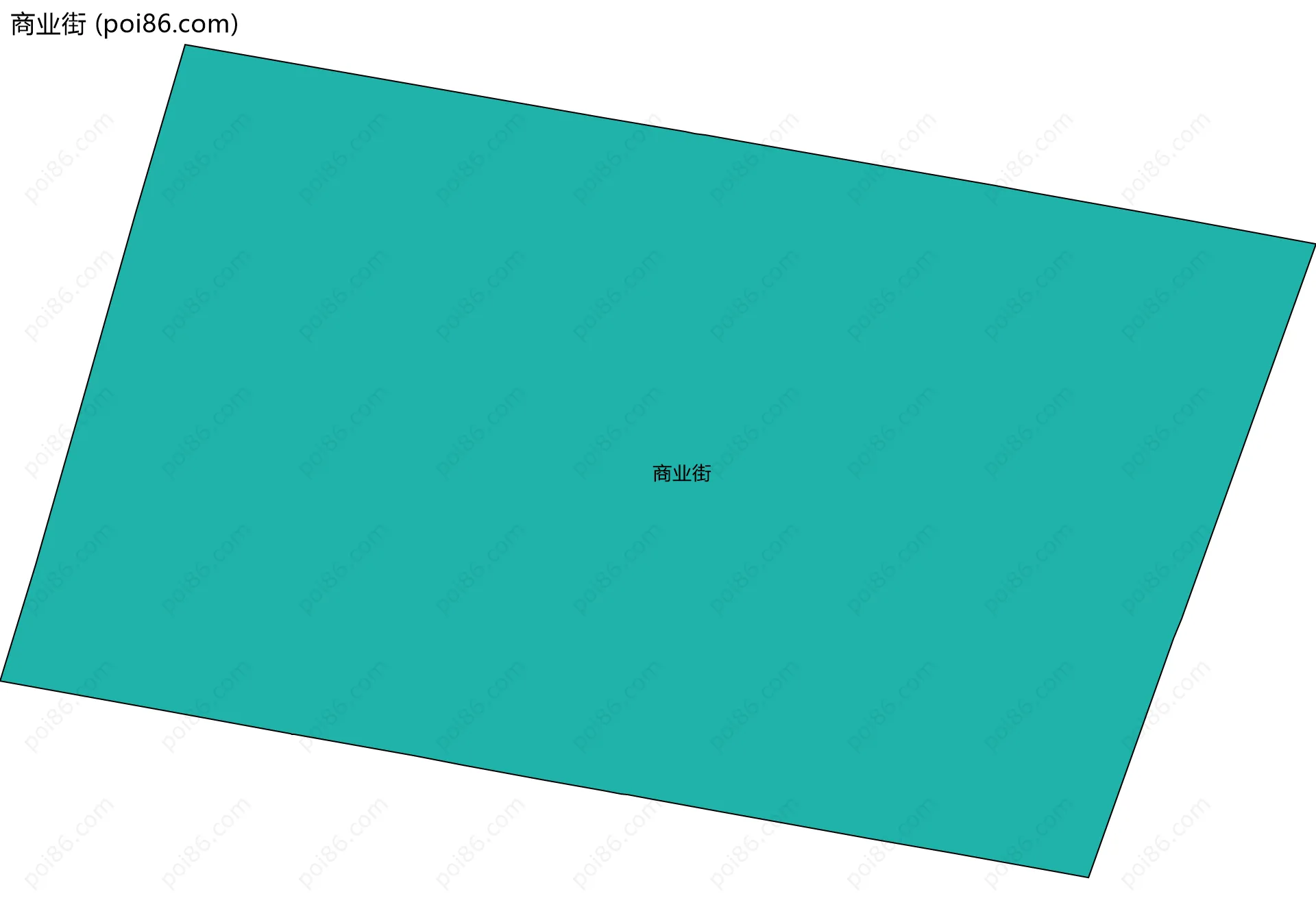 商业街边界地图