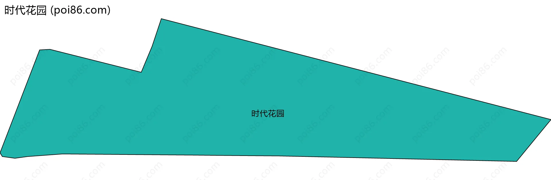 时代花园边界地图