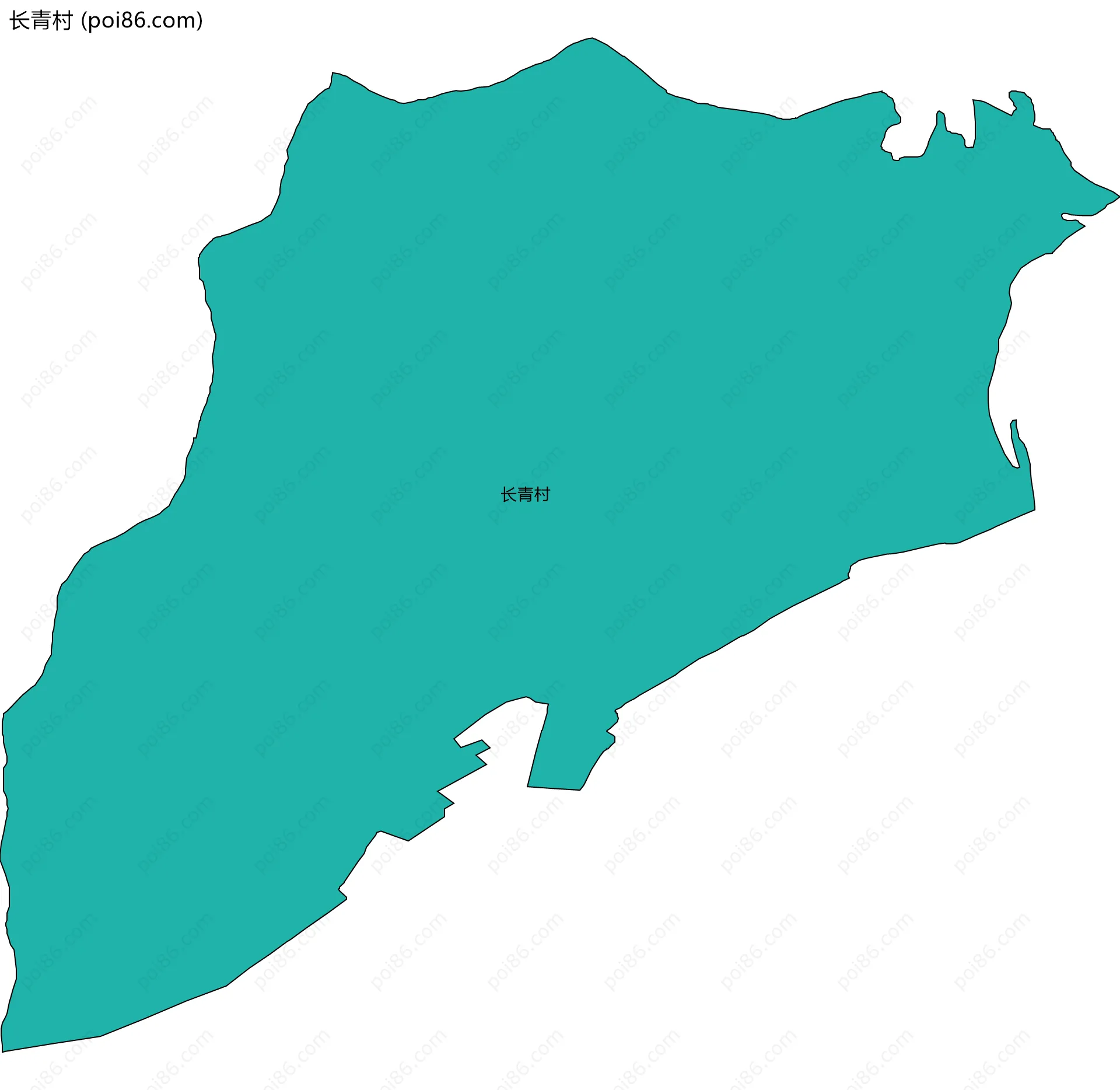 长青村边界地图