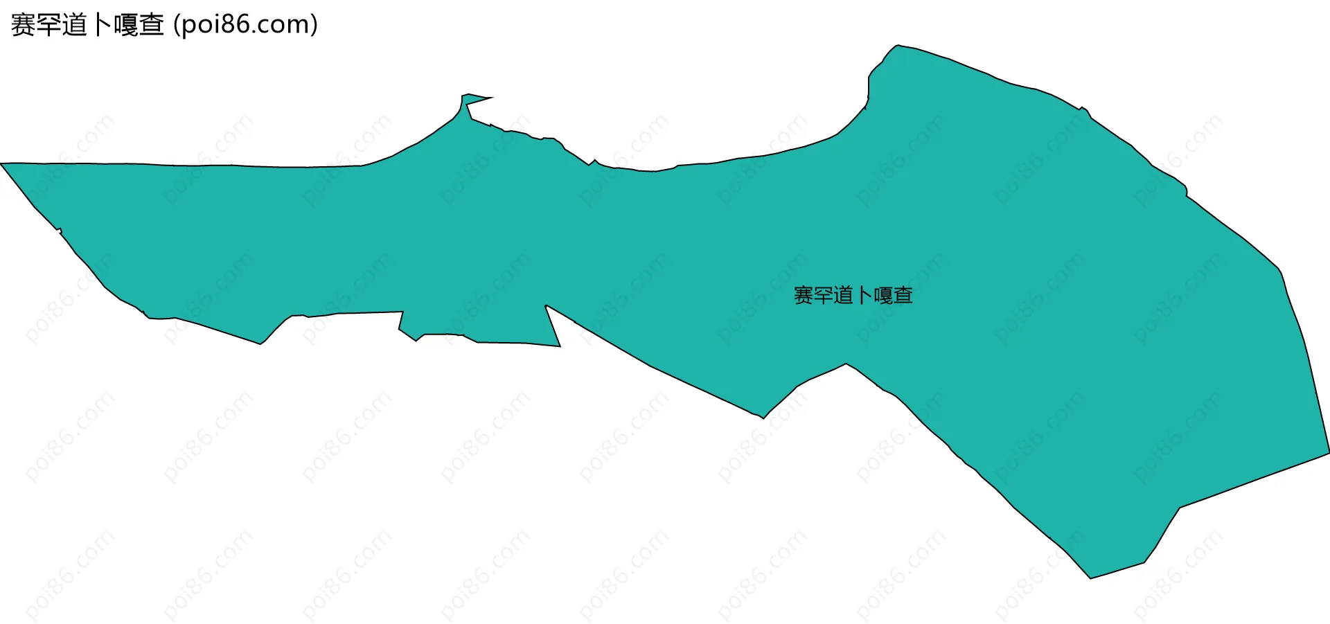 赛罕道卜嘎查边界地图