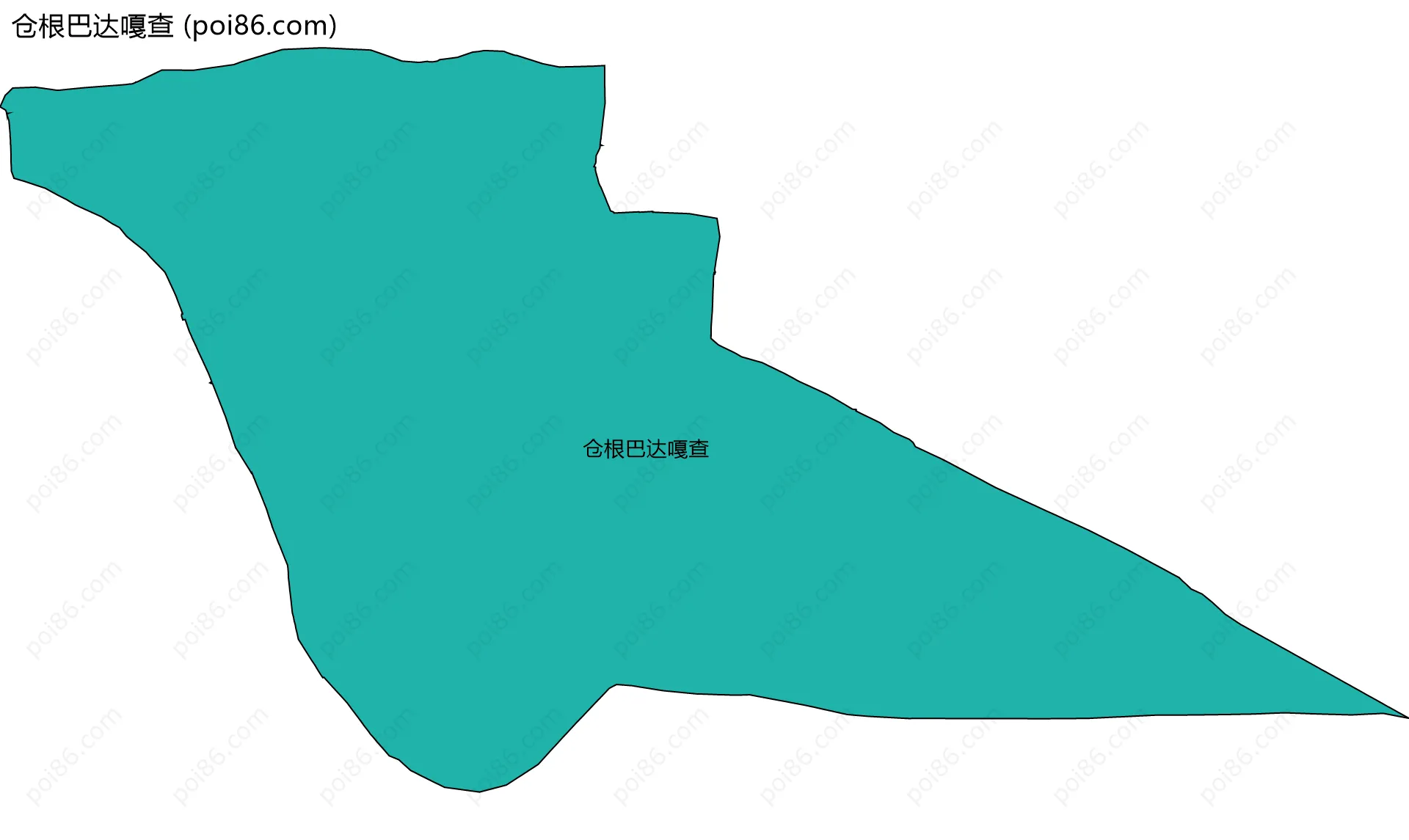 仓根巴达嘎查边界地图