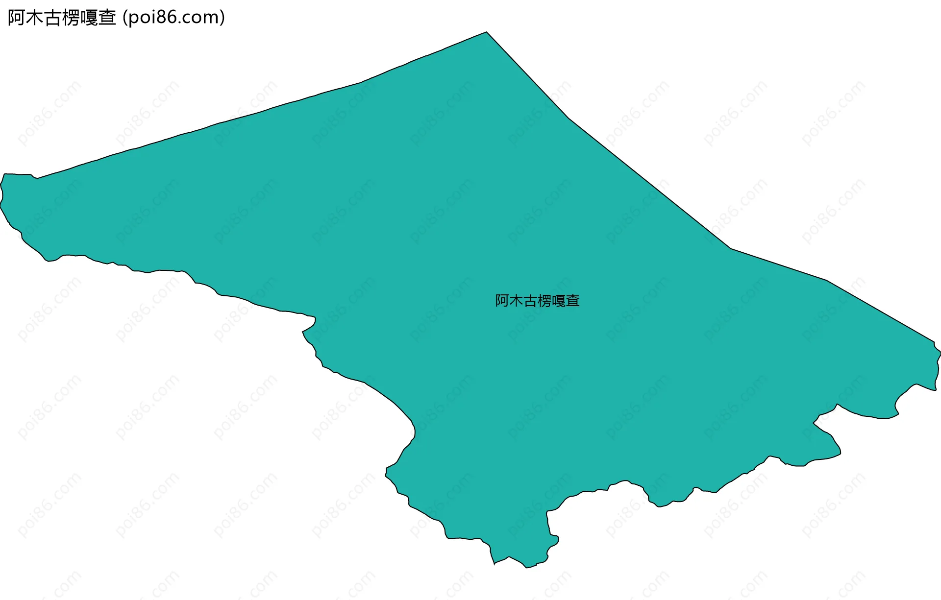 阿木古楞嘎查边界地图