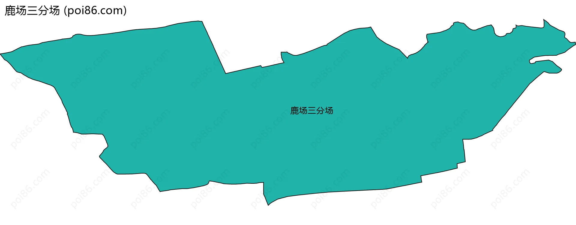 鹿场三分场边界地图