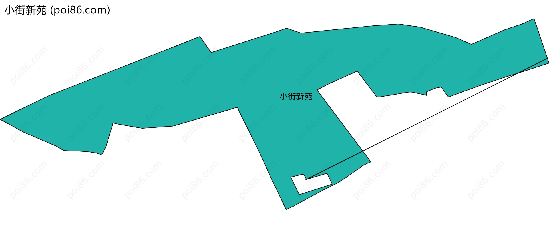 小街新苑边界地图