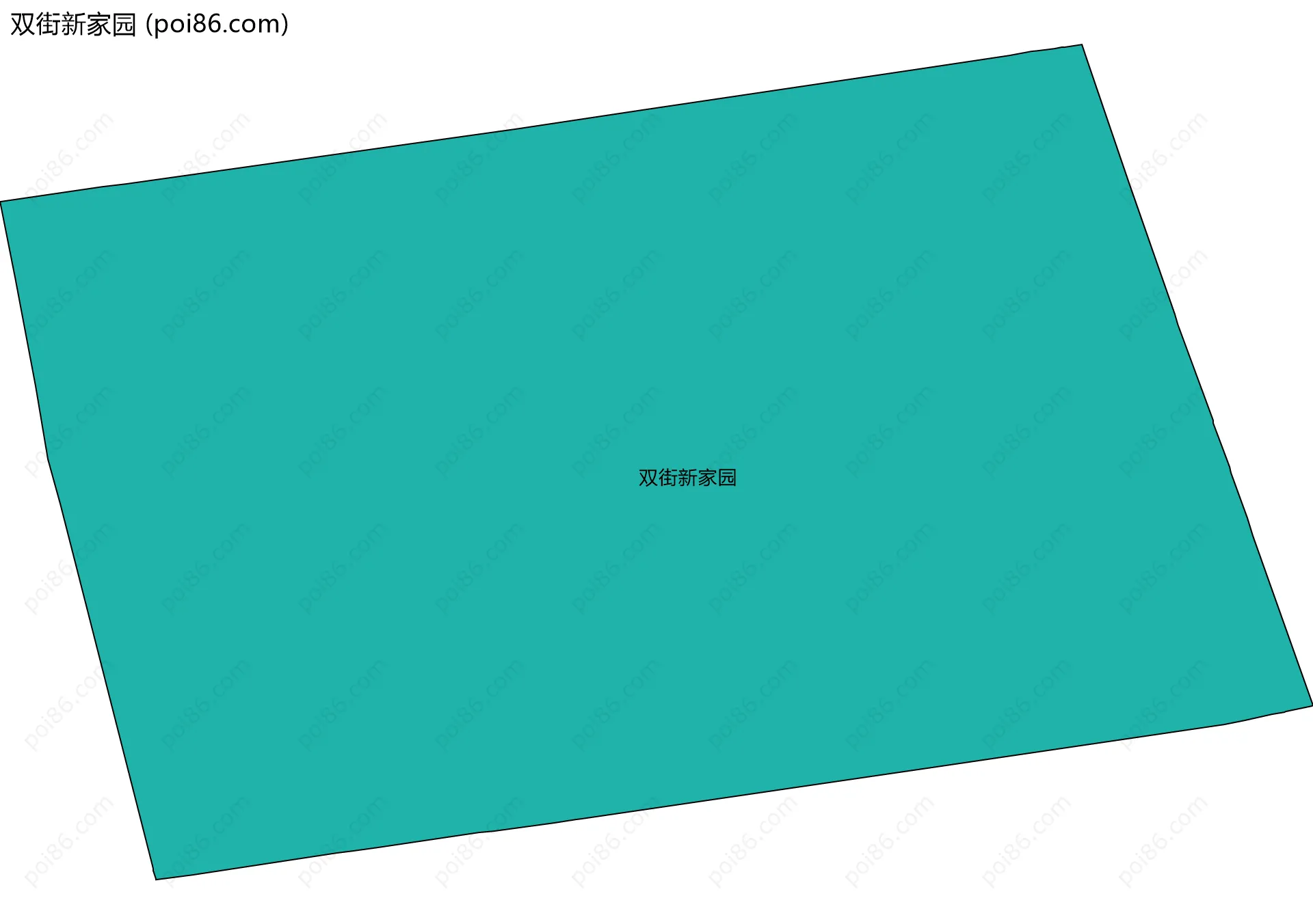双街新家园边界地图