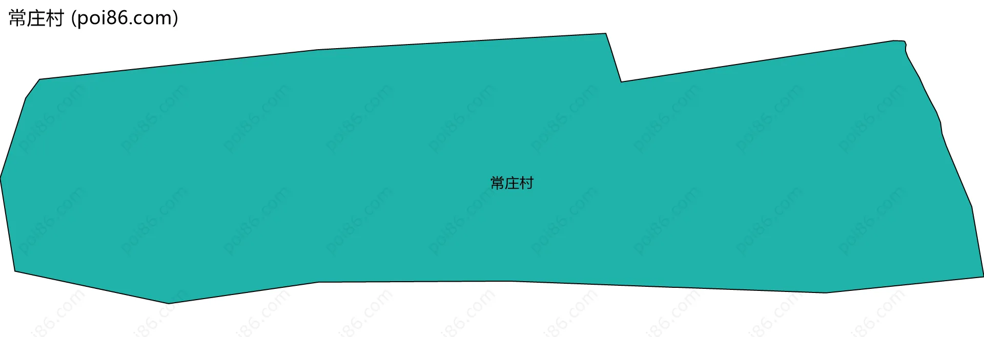 常庄村边界地图