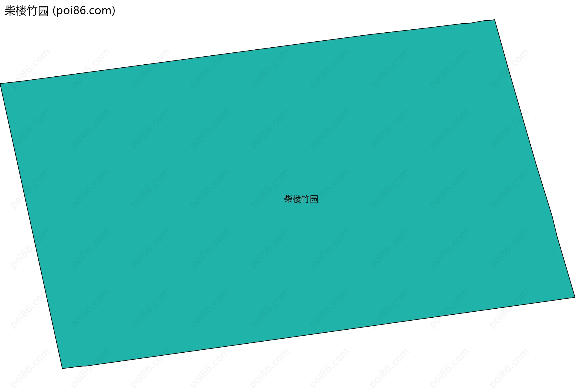 柴楼竹园边界地图