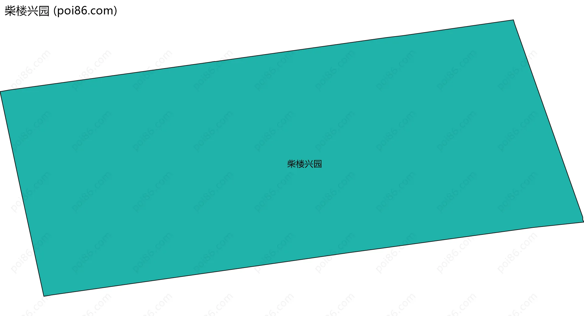 柴楼兴园边界地图