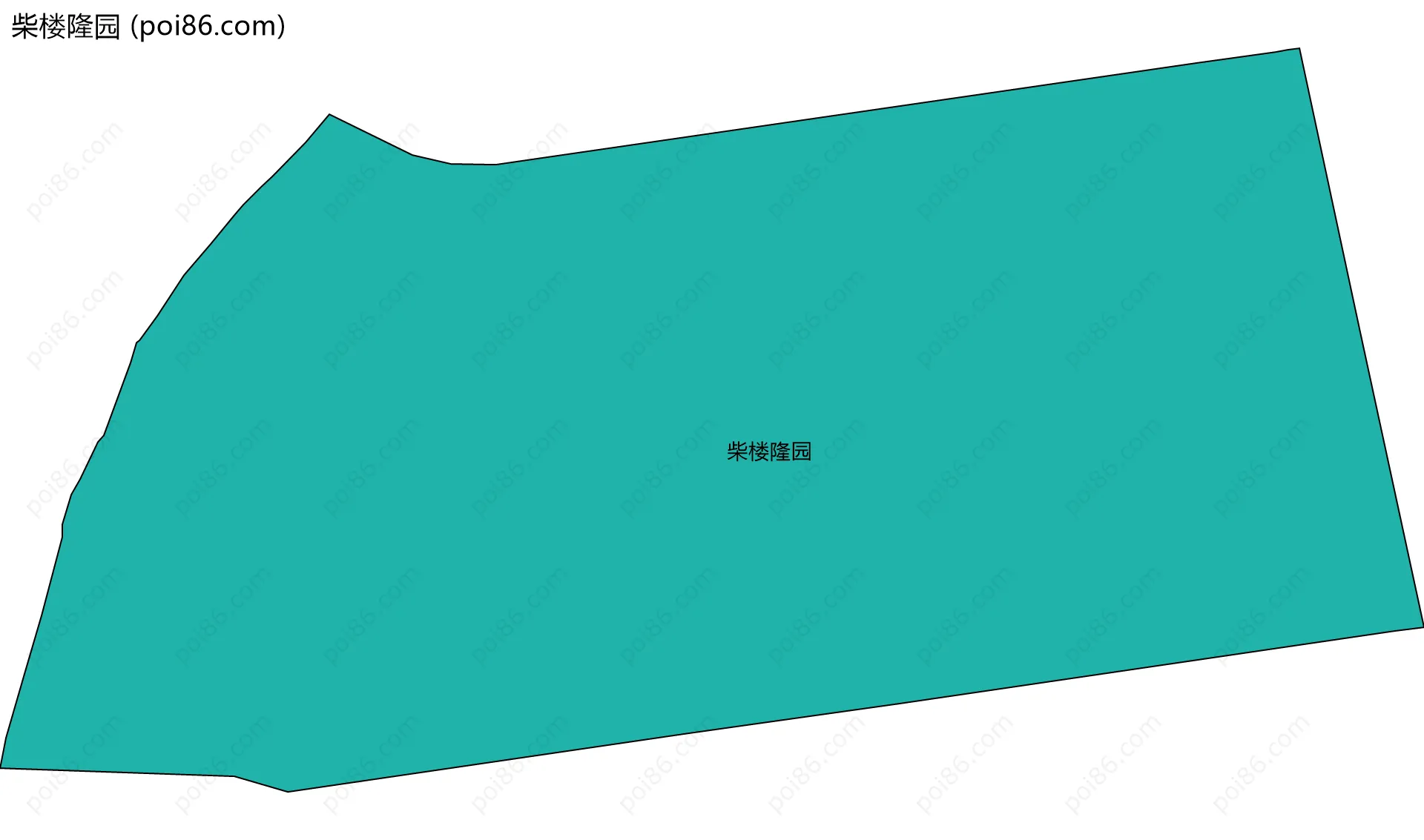 柴楼隆园边界地图