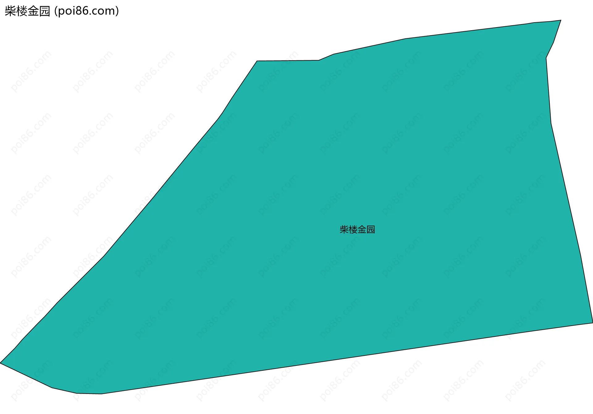 柴楼金园边界地图