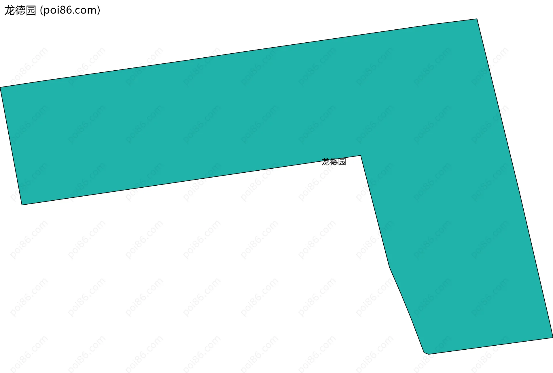 龙德园边界地图