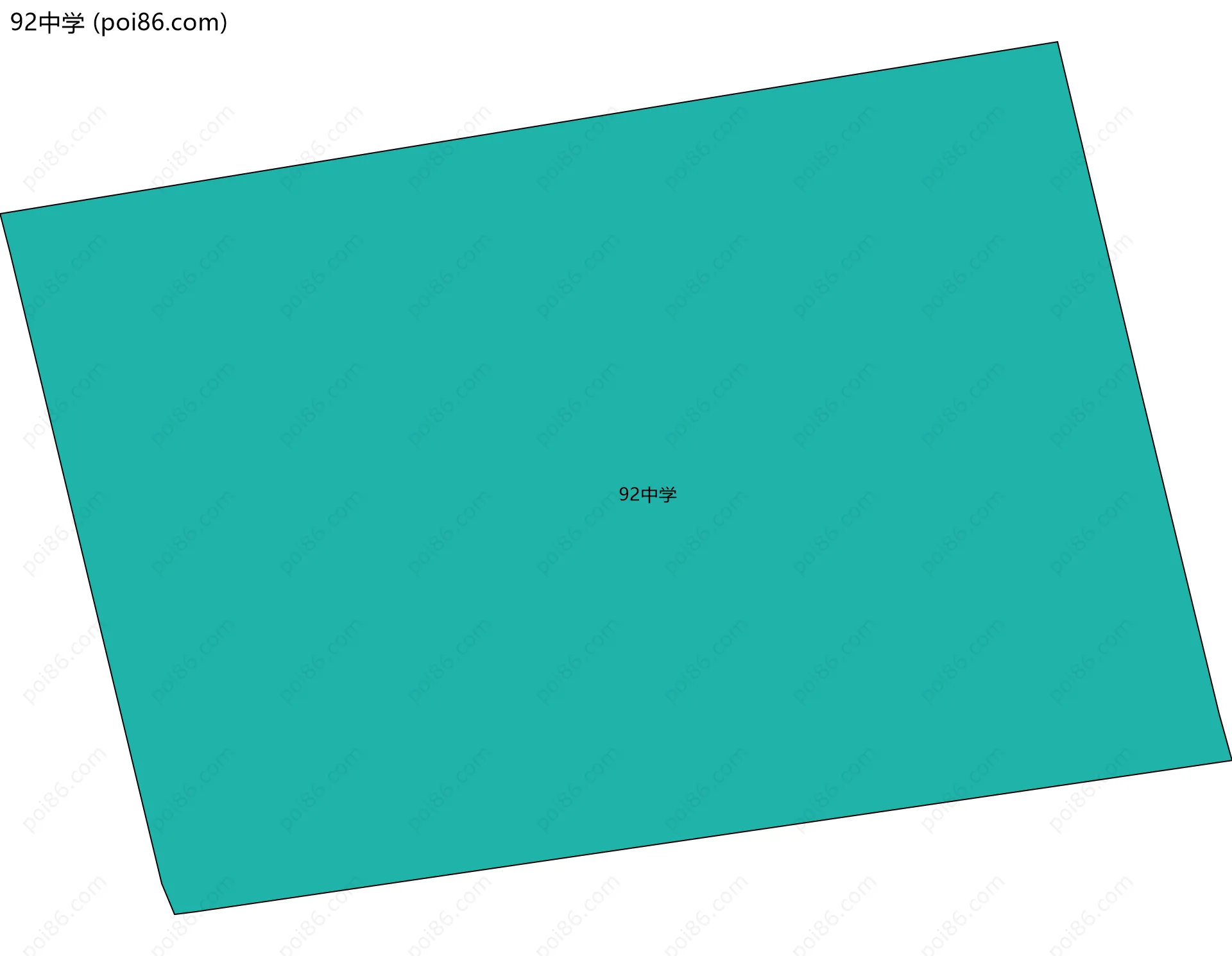 92中学边界地图